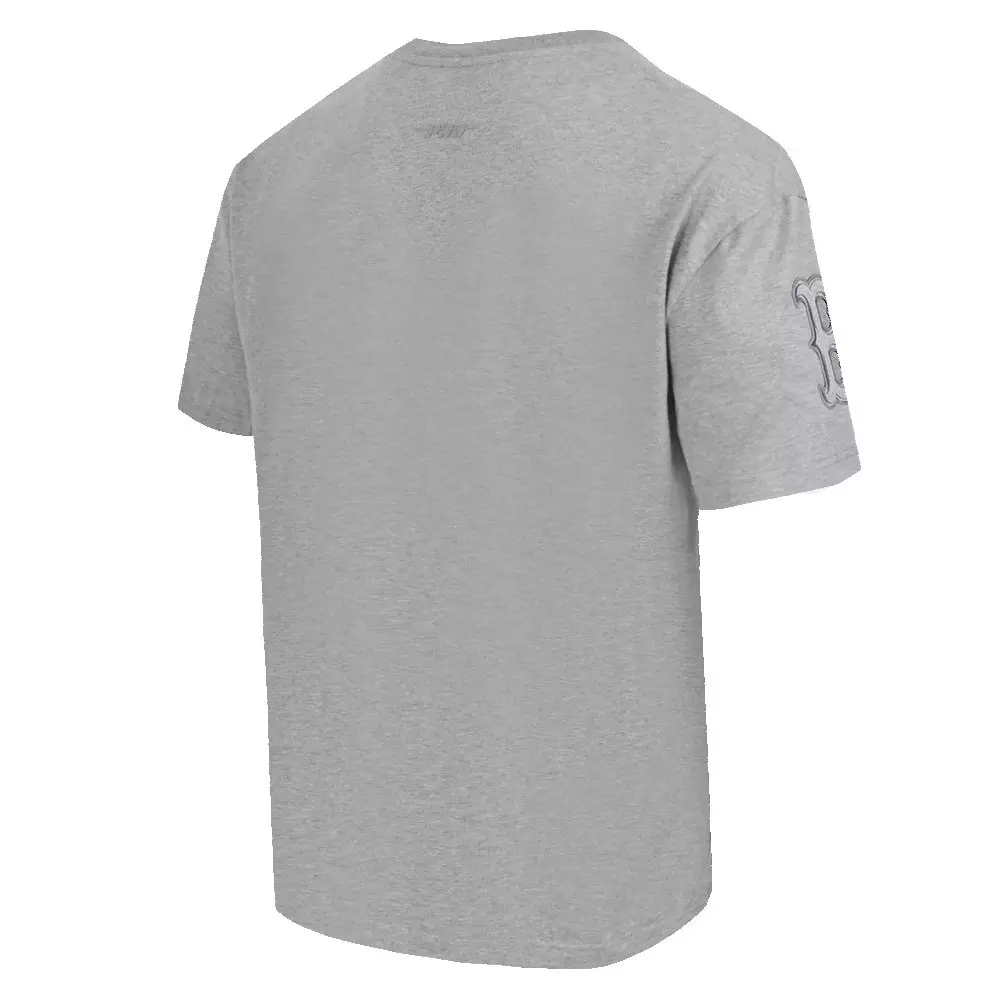 Pro Standard Men's MLB Boston Red Sox Neutral Drop Shoulder Top - DK GREY
