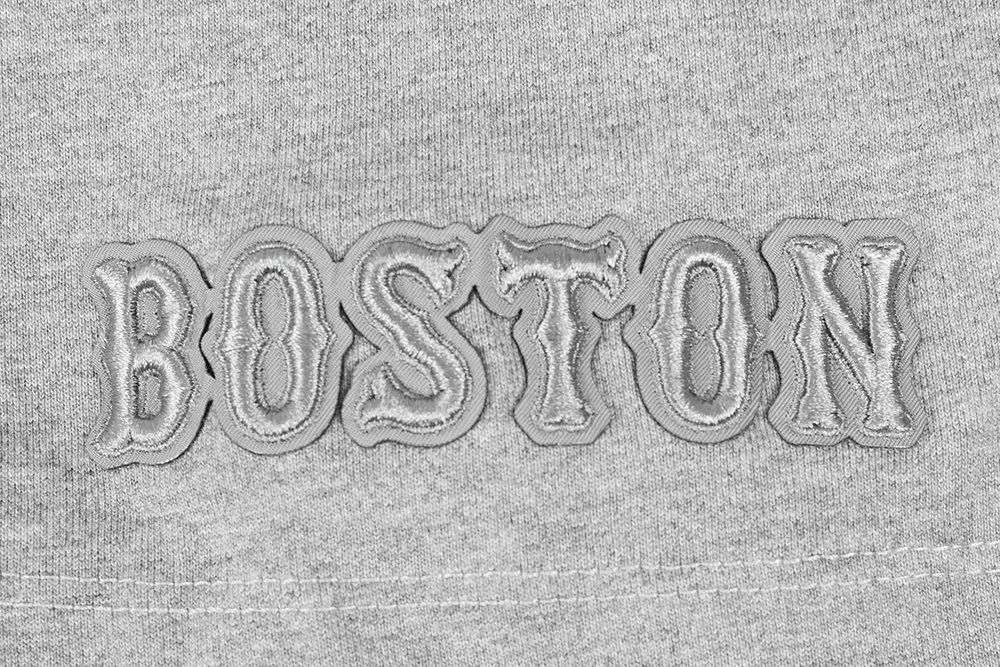 Pro Standard Men's MLB Boston Red Sox Neutral Drop Shoulder Top - DK GREY