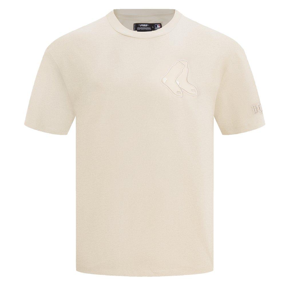 Pro Standard Men's MLB Boston Red Sox Neutral Drop Shoulder Top - CREAM Thumbnail View 1