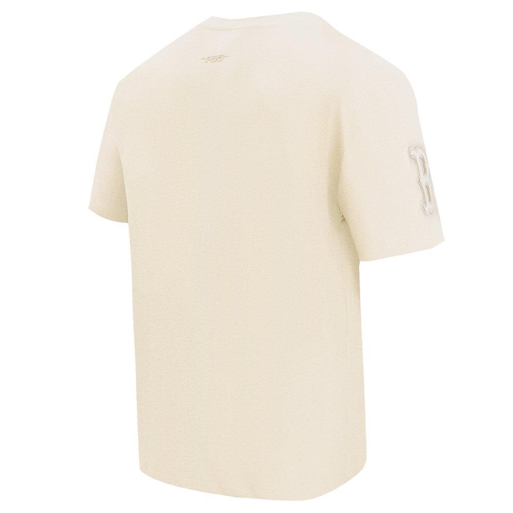 Pro Standard Men's MLB Boston Red Sox Neutral Drop Shoulder Top - CREAM Thumbnail View 4