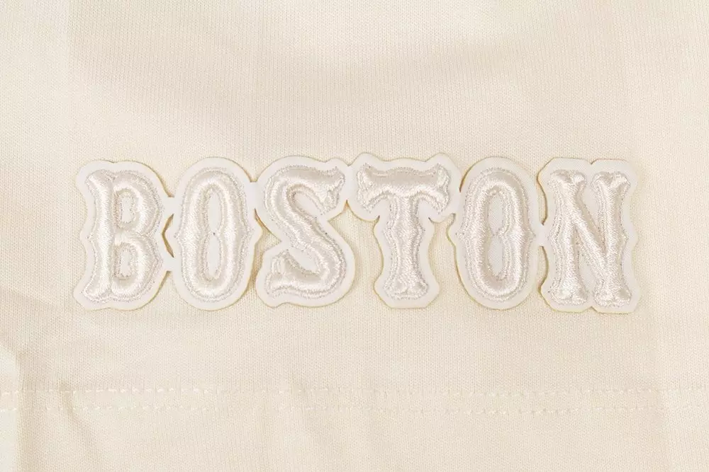 Pro Standard Men's MLB Boston Red Sox Neutral Drop Shoulder Top - CREAM