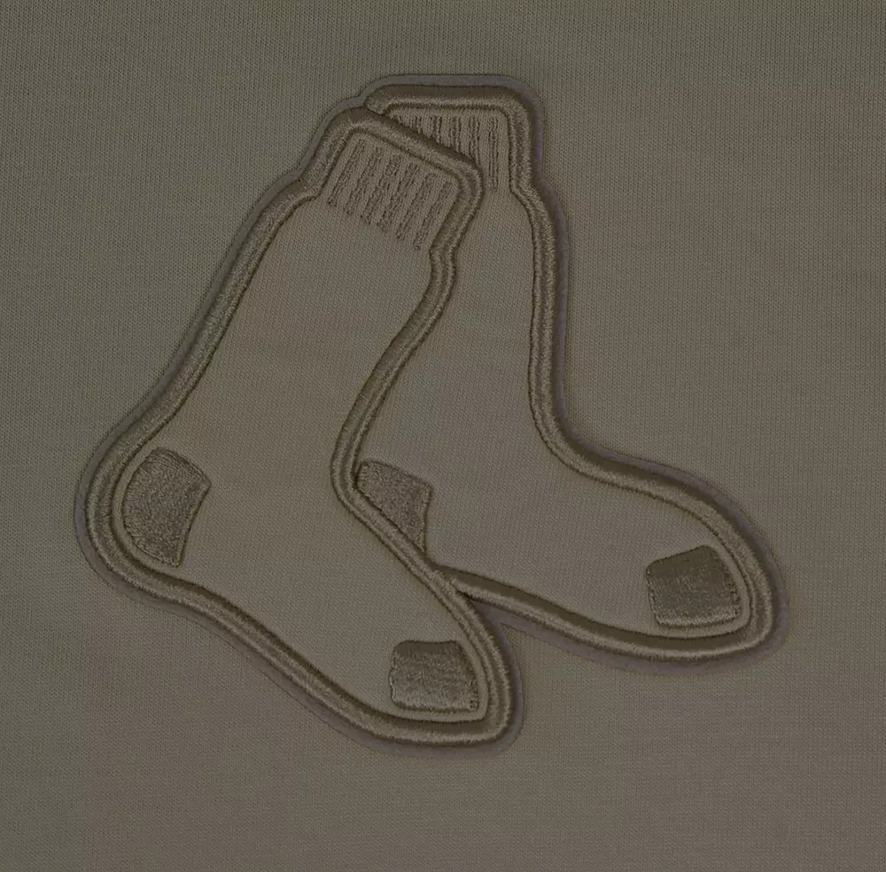 Pro Standard Men's MLB Boston Red Sox Neutral Drop Shoulder Top - DK BROWN