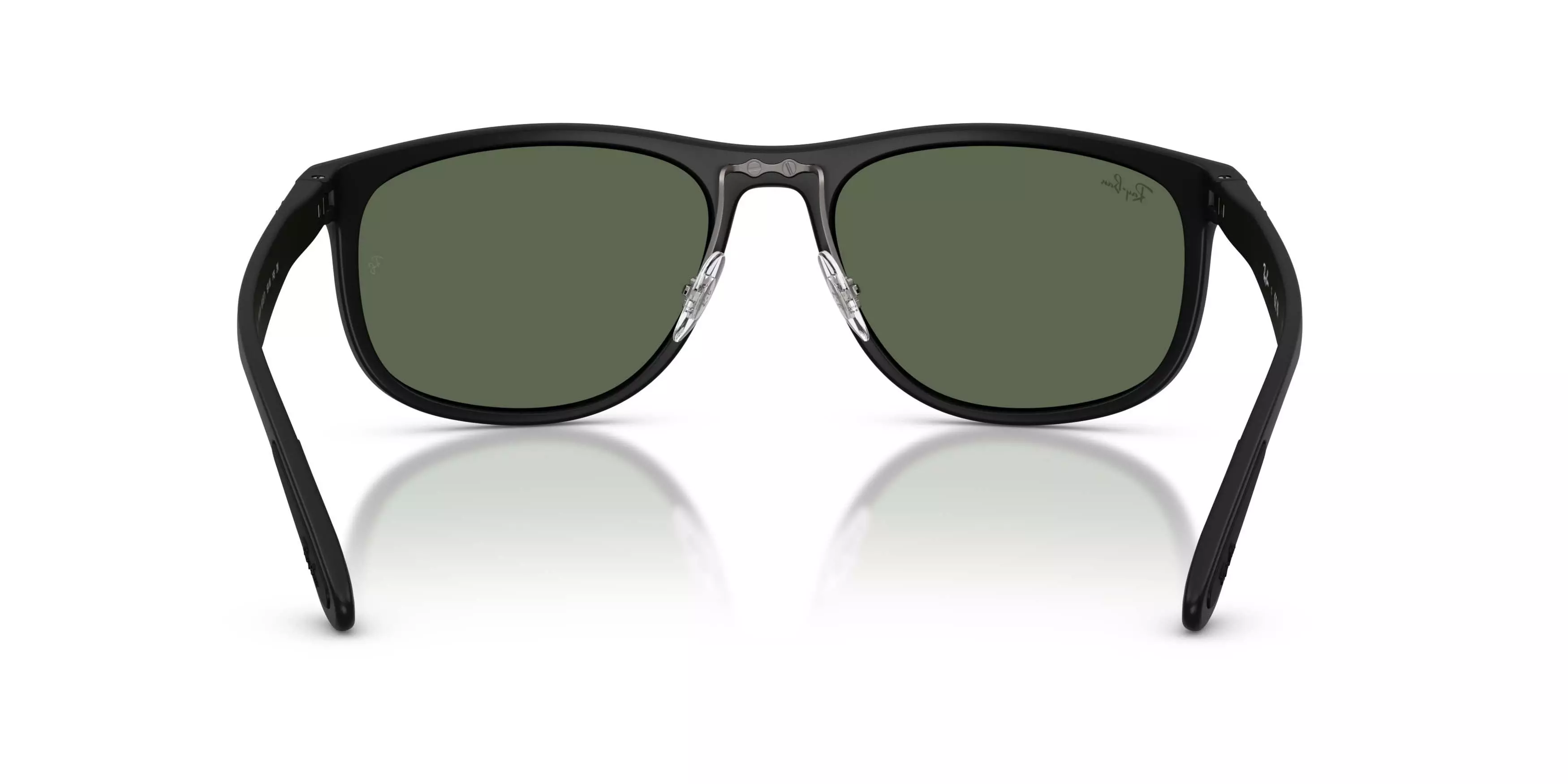 Ray-Ban RB4468 Liteforce Dark Green Sunglasses &ndash; Matte Sand Black - BLACK/GREEN