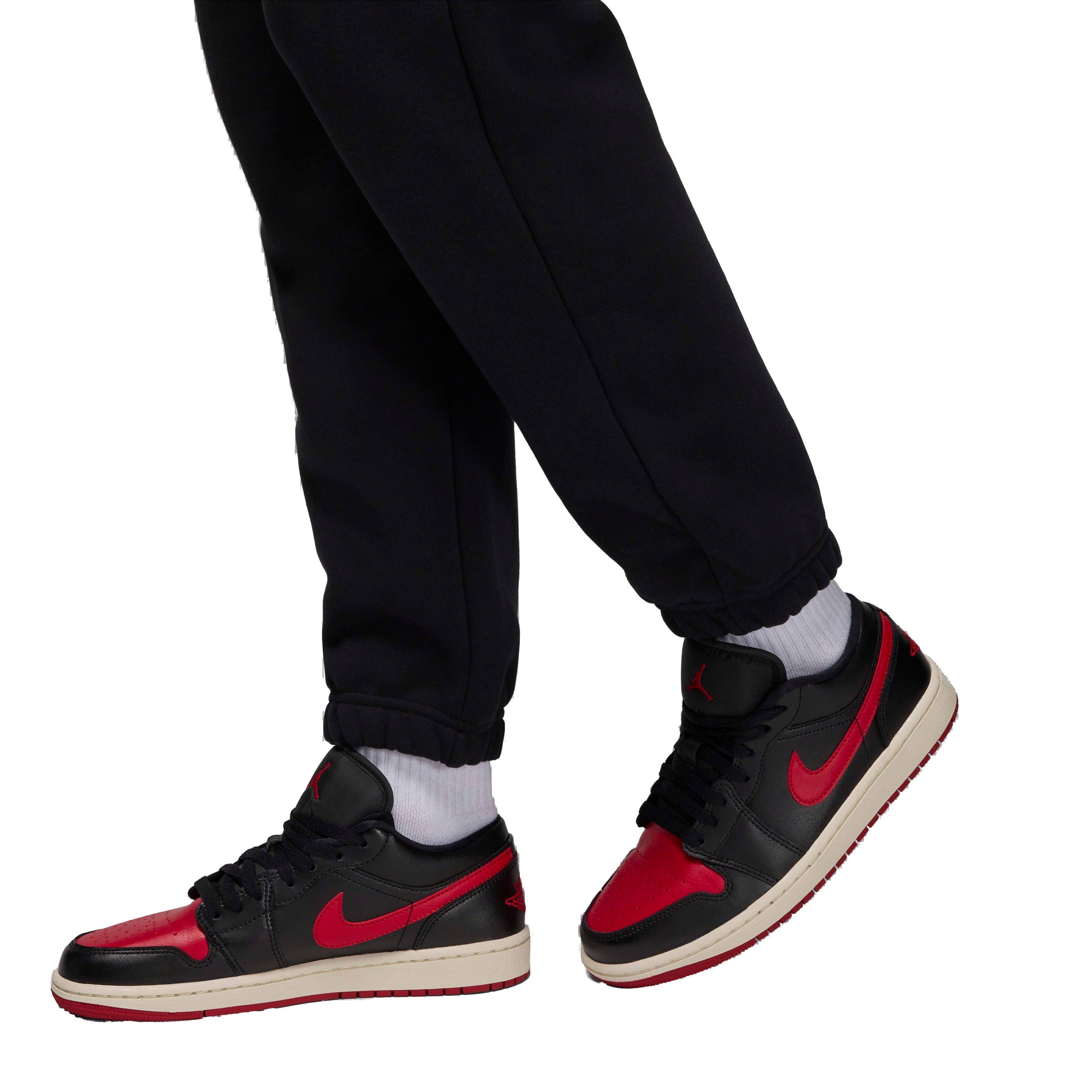Jordan Women's Flight Fleece Joggers - BLACK Thumbnail View 4