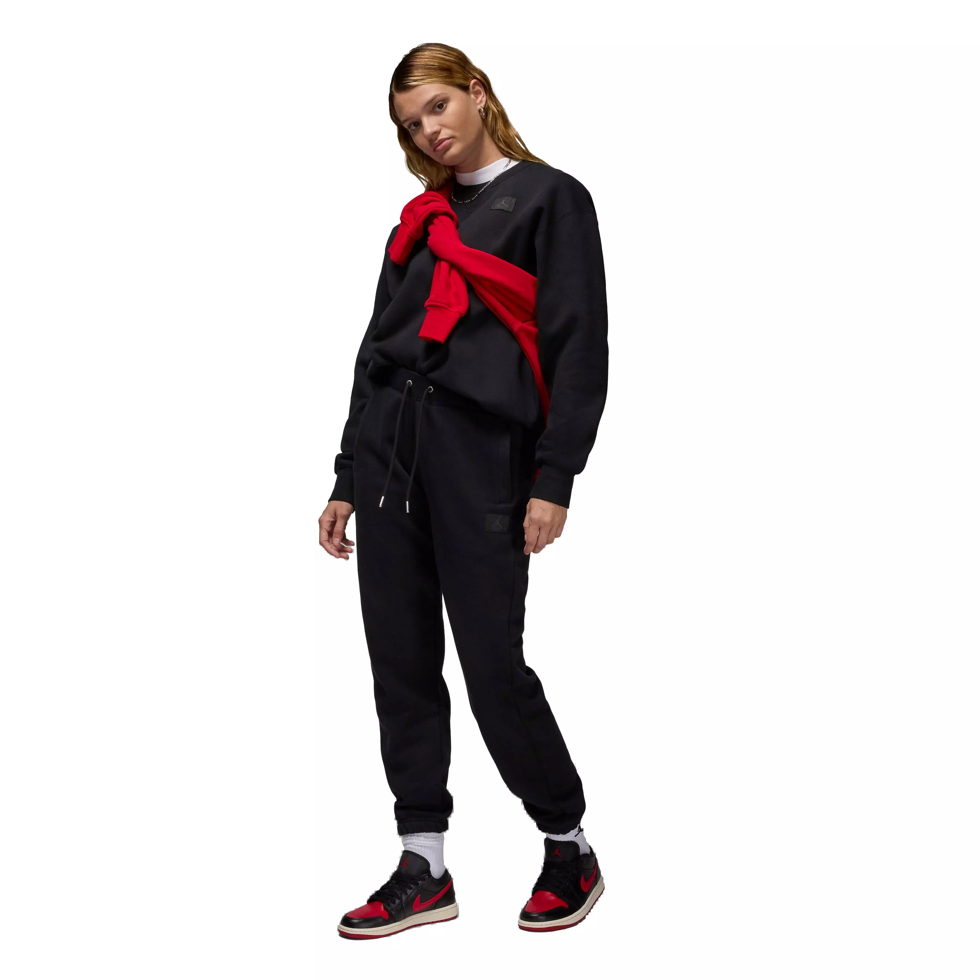 Jordan Women's Flight Fleece Joggers - BLACK