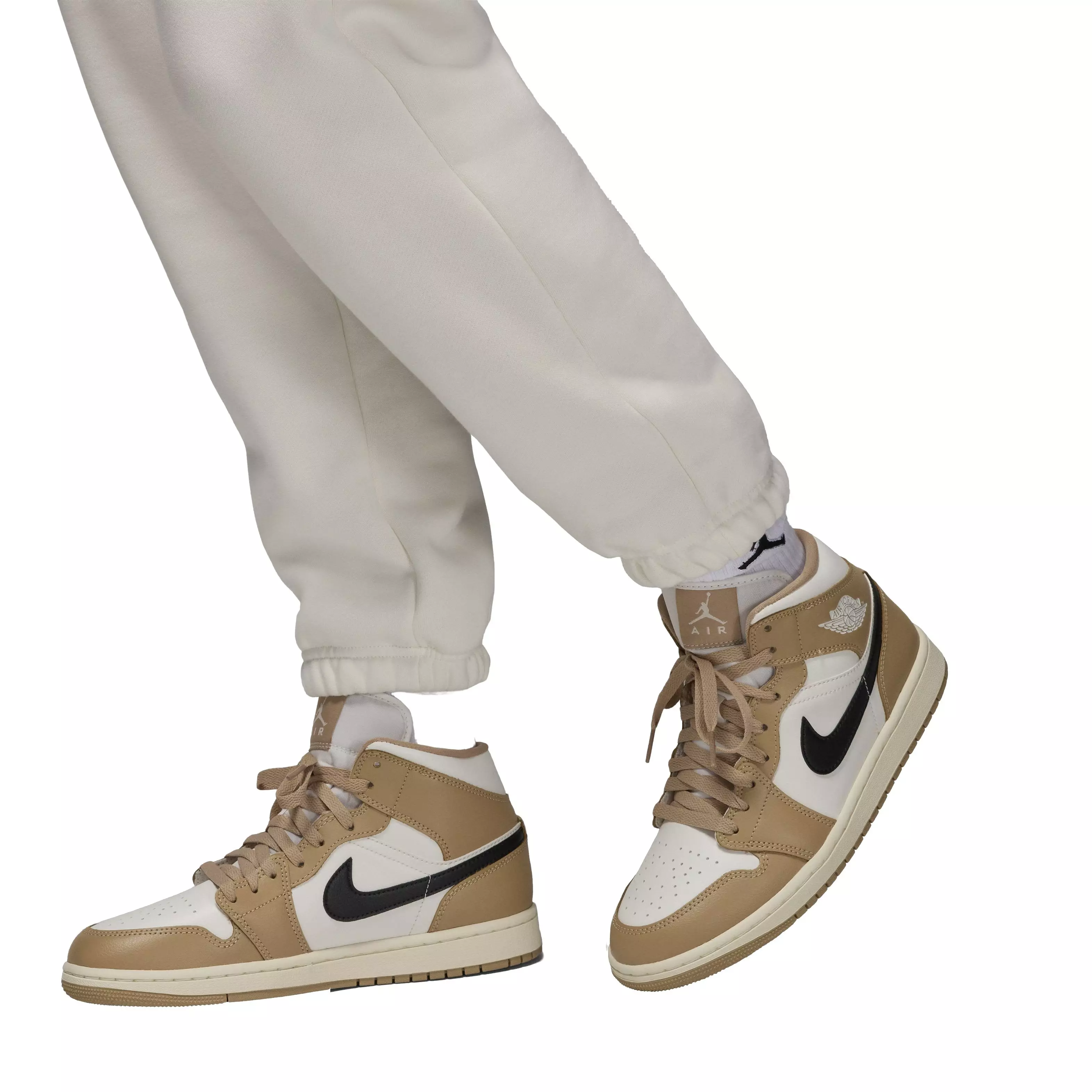 Jordan Women's Flight Fleece Joggers - WHITE