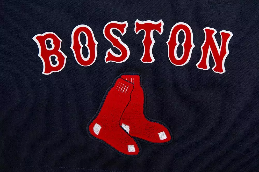 Pro Standard Men's MLB Boston Red Sox Bristle Fleece Shorts - Navy - NAVY