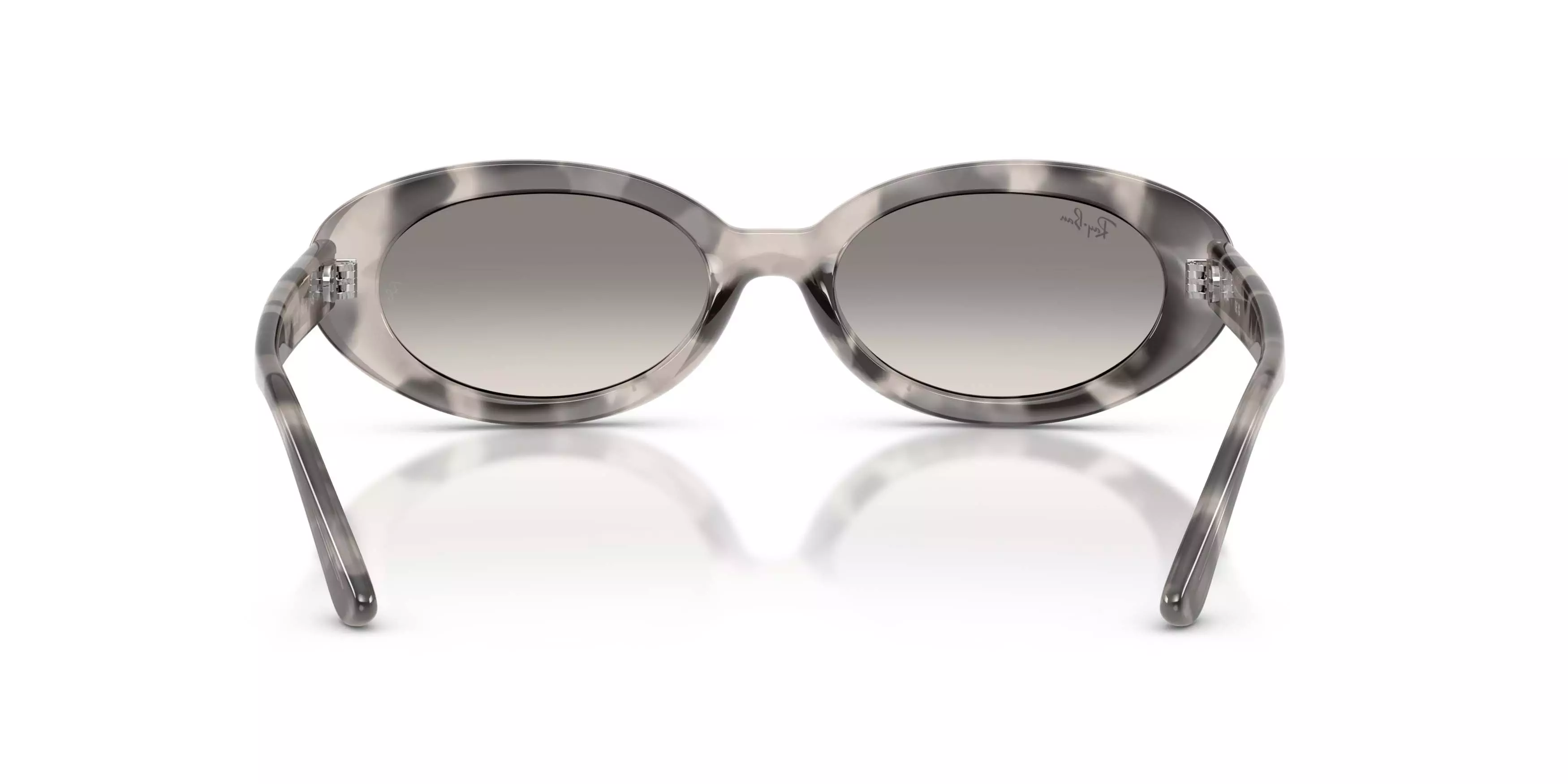 Ray-Ban RB2223 Clear Gradient Grey Sunglasses &ndash; Polished Opal Grey Havana - GREY