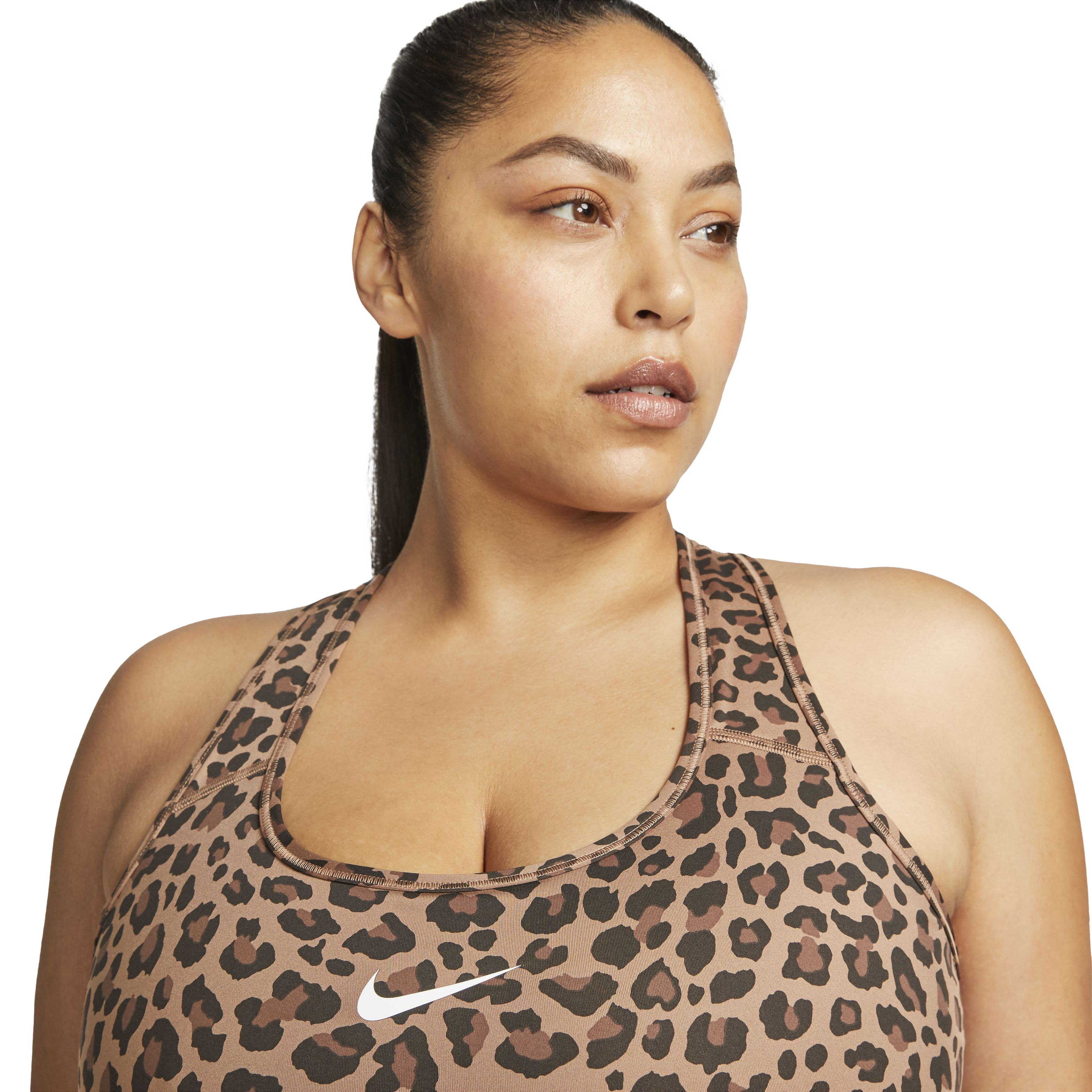 Nike Women's Dri-FIT Swoosh Leopard AOP Sports Bra - Hibbett