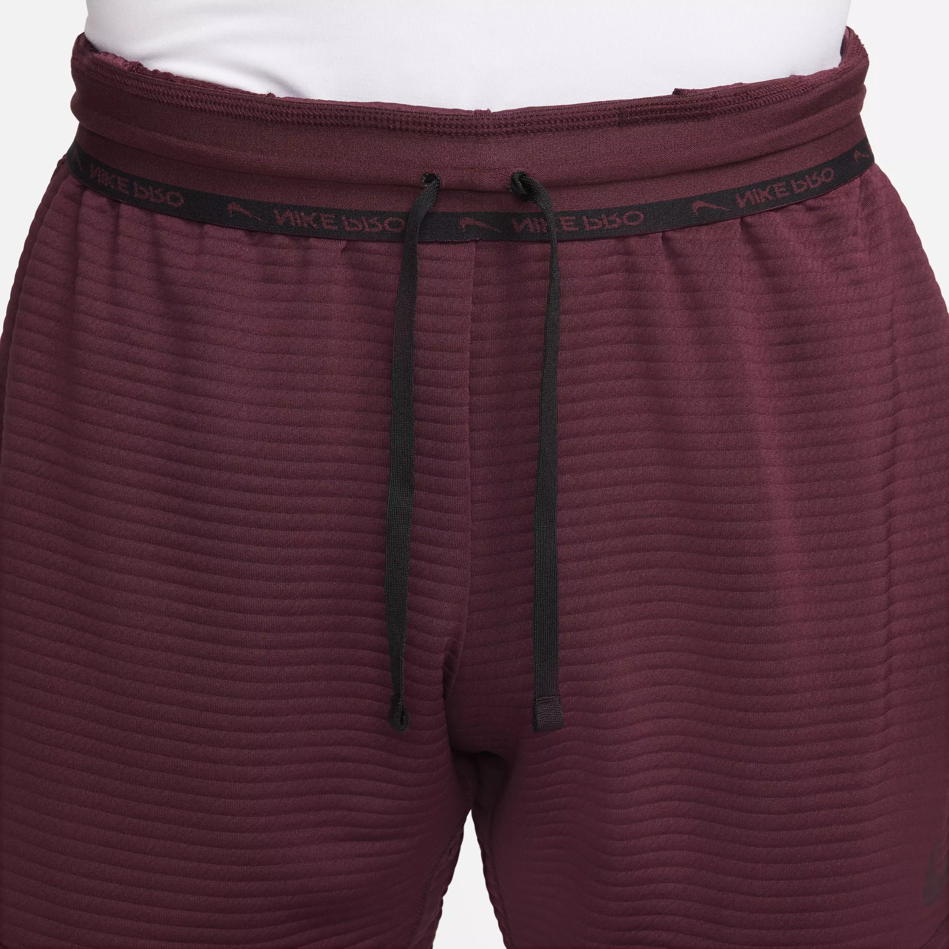 Nike Men's NPC Dri-FIT Fleece Fitness Trousers -Maroon - MAROON