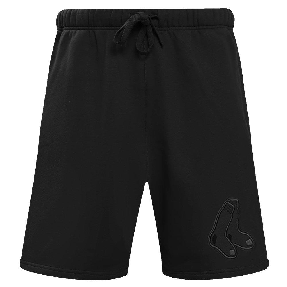 Pro Standard Men's MLB Boston Red Sox Neutral Fleece Short - BLACK Thumbnail View 1