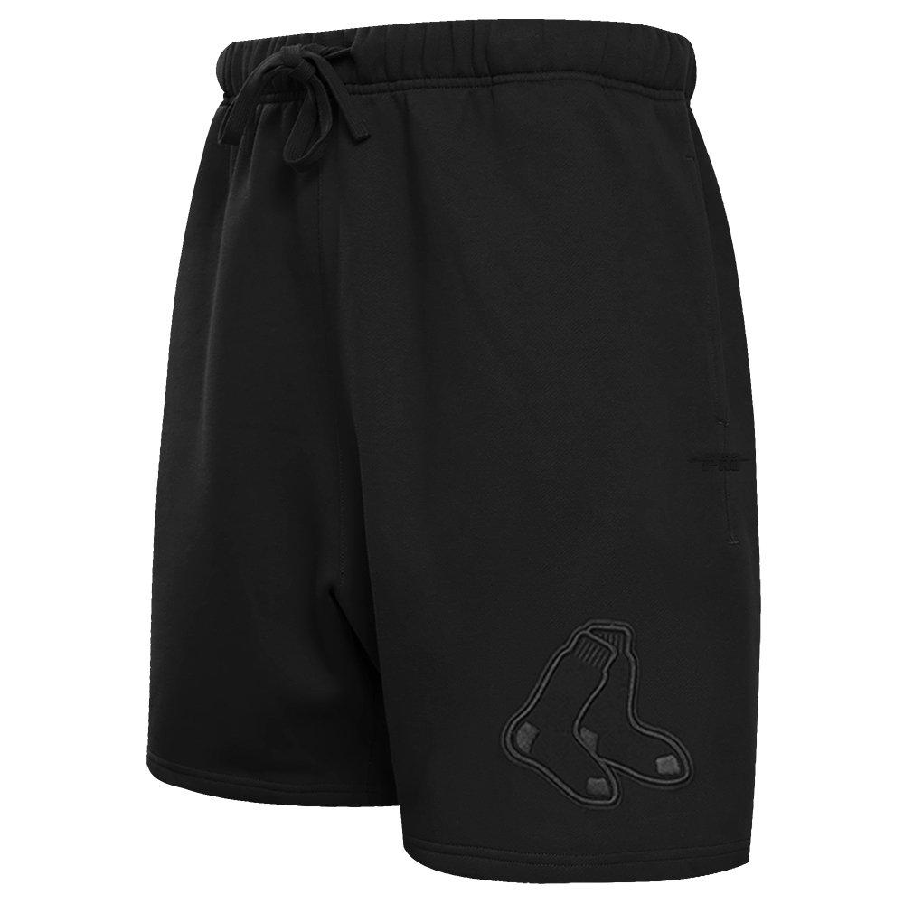 Pro Standard Men's MLB Boston Red Sox Neutral Fleece Short - BLACK Thumbnail View 3