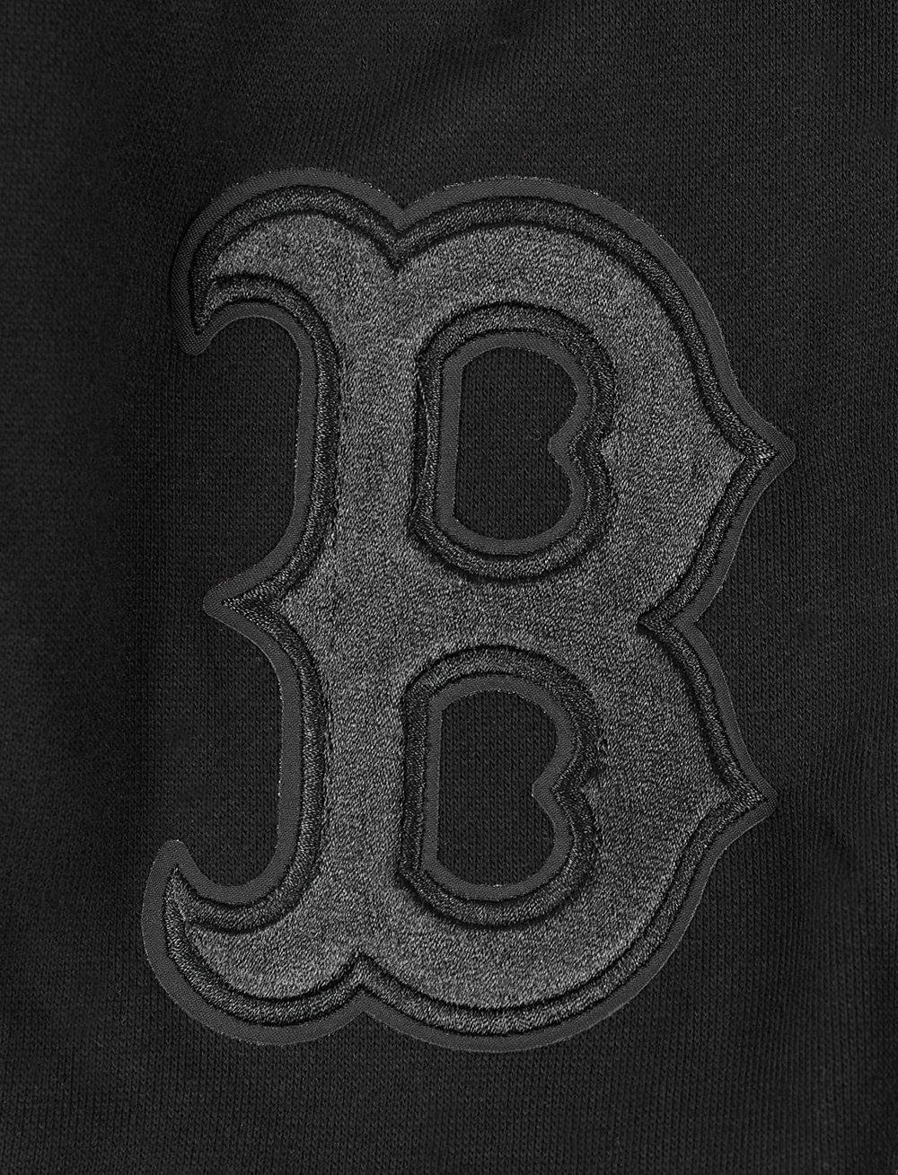 Pro Standard Men's MLB Boston Red Sox Neutral Fleece Short - BLACK Thumbnail View 6