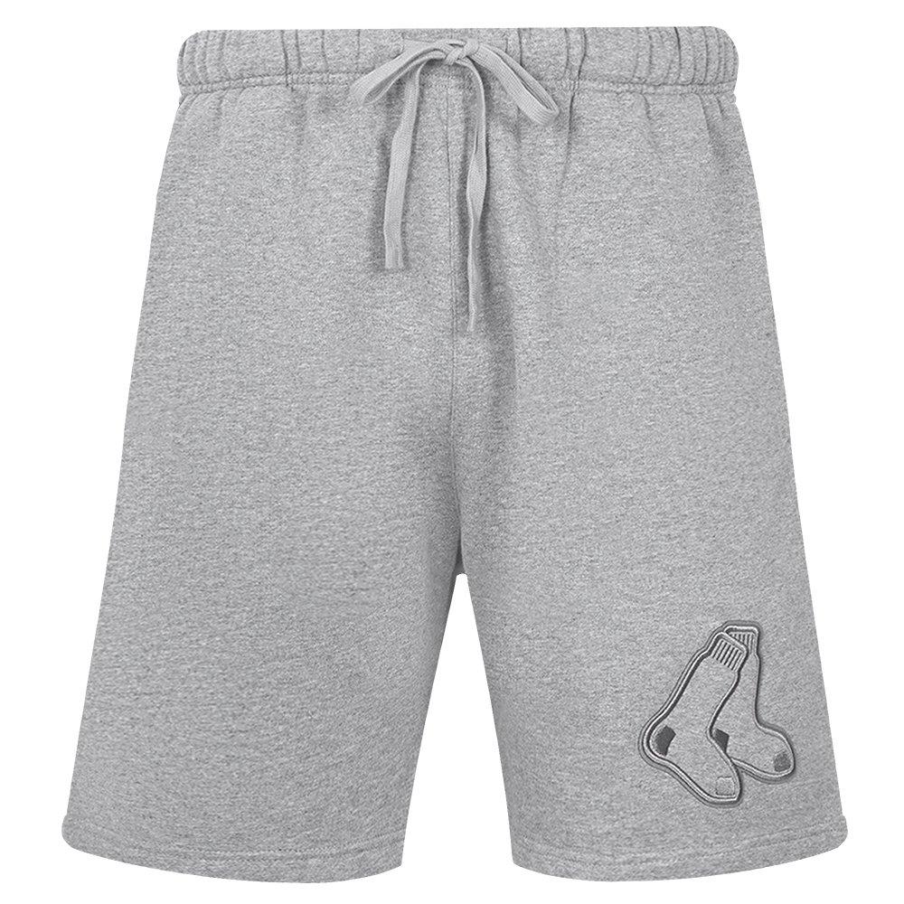 Pro Standard Men's MLB Boston Red Sox Neutral Fleece Short - DK GREY Thumbnail View 1