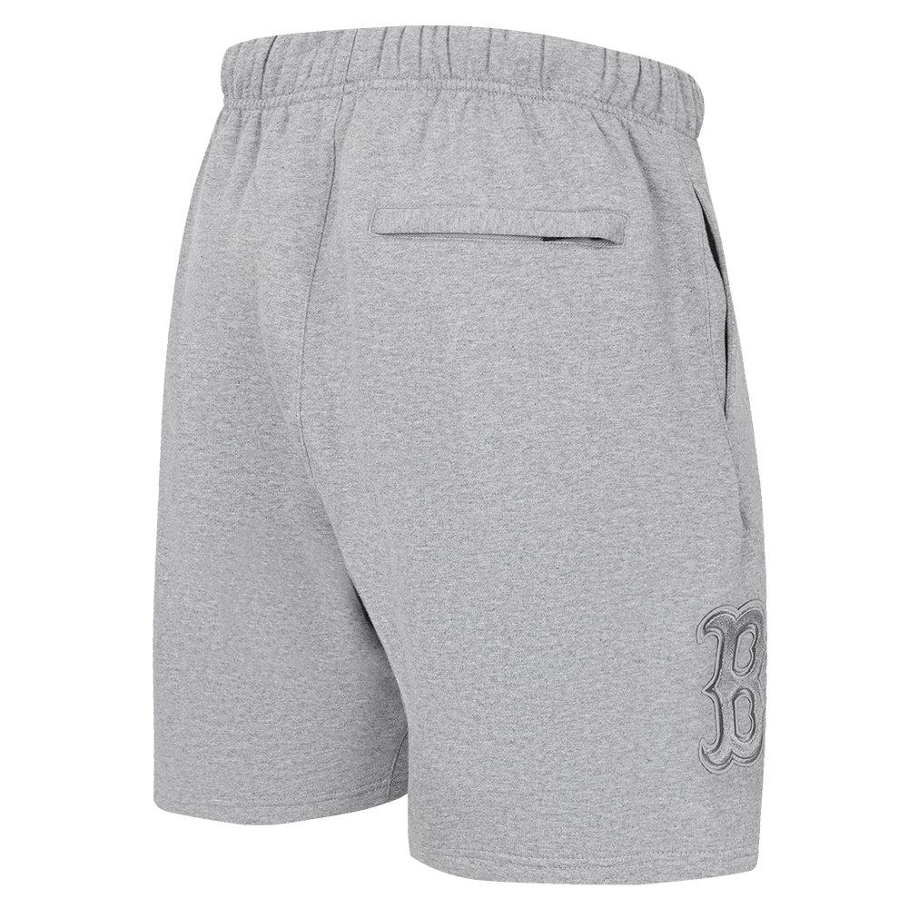 Pro Standard Men's MLB Boston Red Sox Neutral Fleece Short - DK GREY Thumbnail View 4