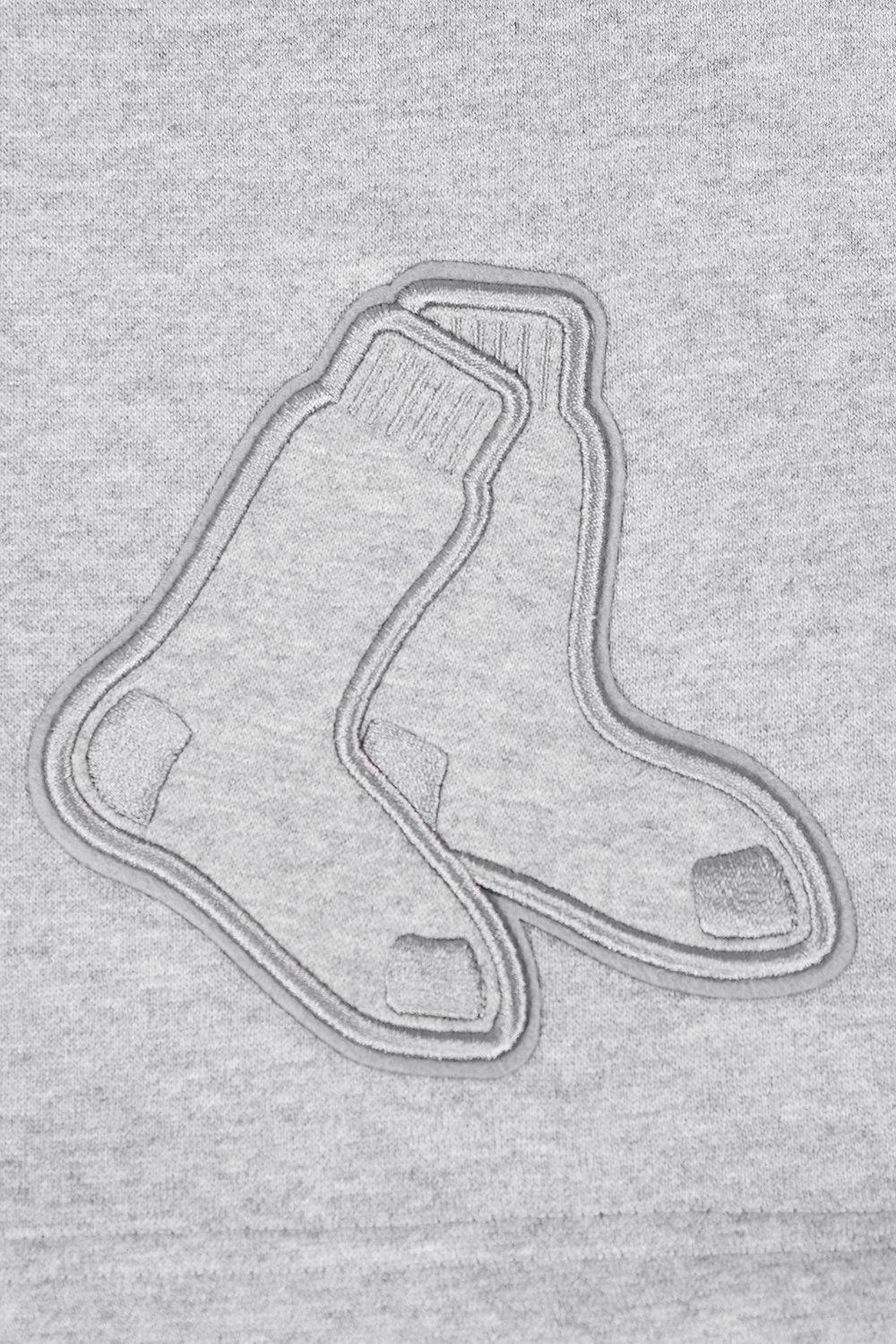 Pro Standard Men's MLB Boston Red Sox Neutral Fleece Short - DK GREY Thumbnail View 5