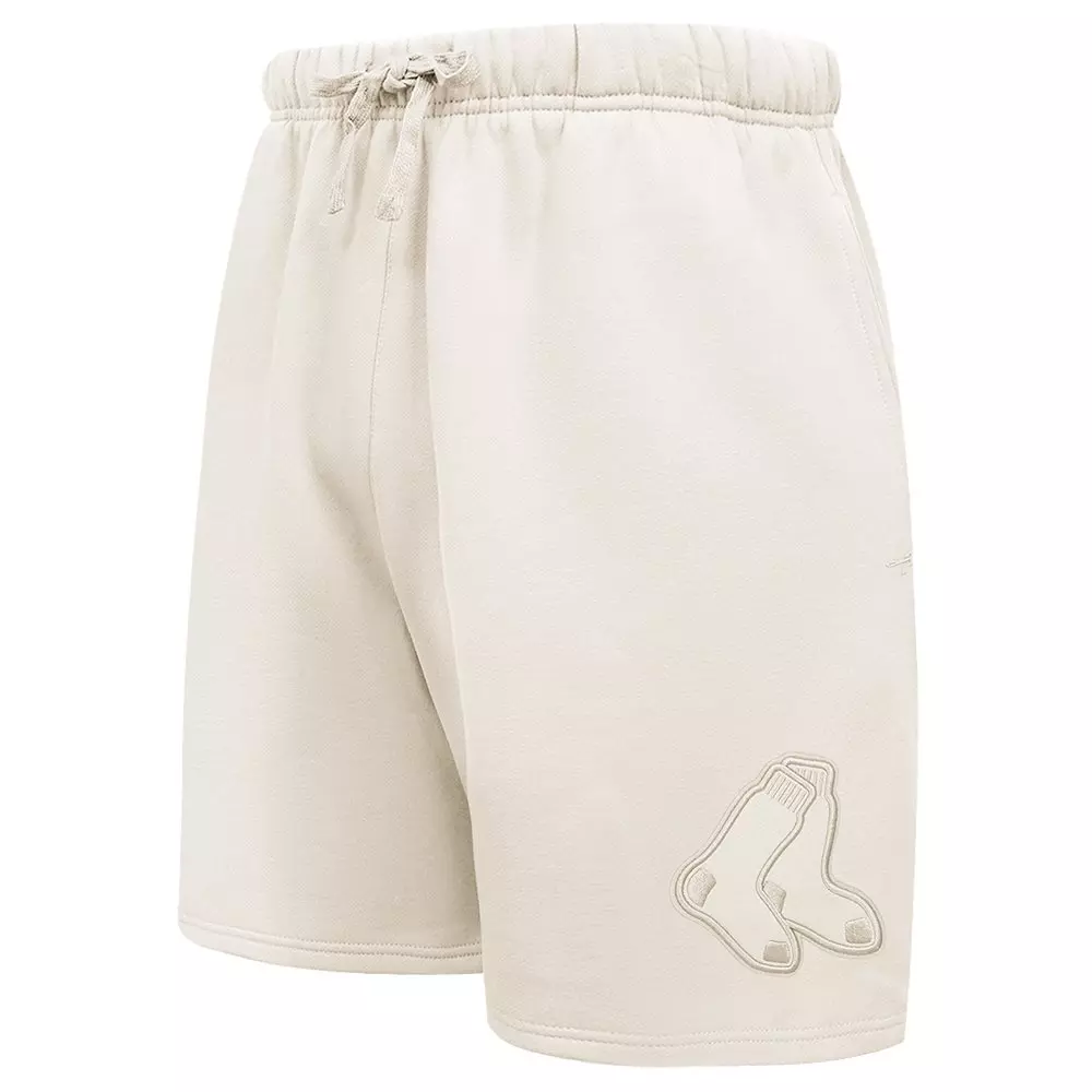 Pro Standard Men's MLB Boston Red Sox Neutral Fleece Short - CREAM
