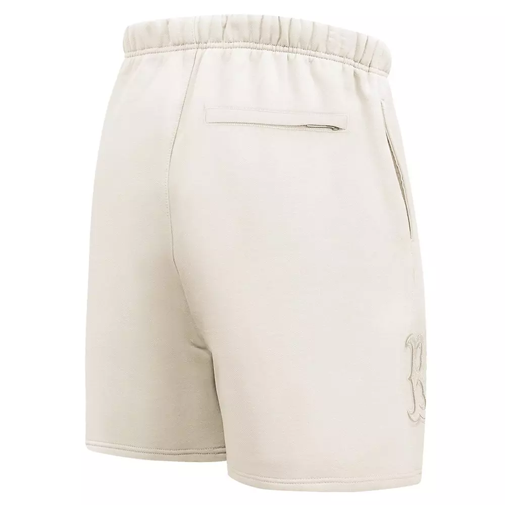 Pro Standard Men's MLB Boston Red Sox Neutral Fleece Short - CREAM