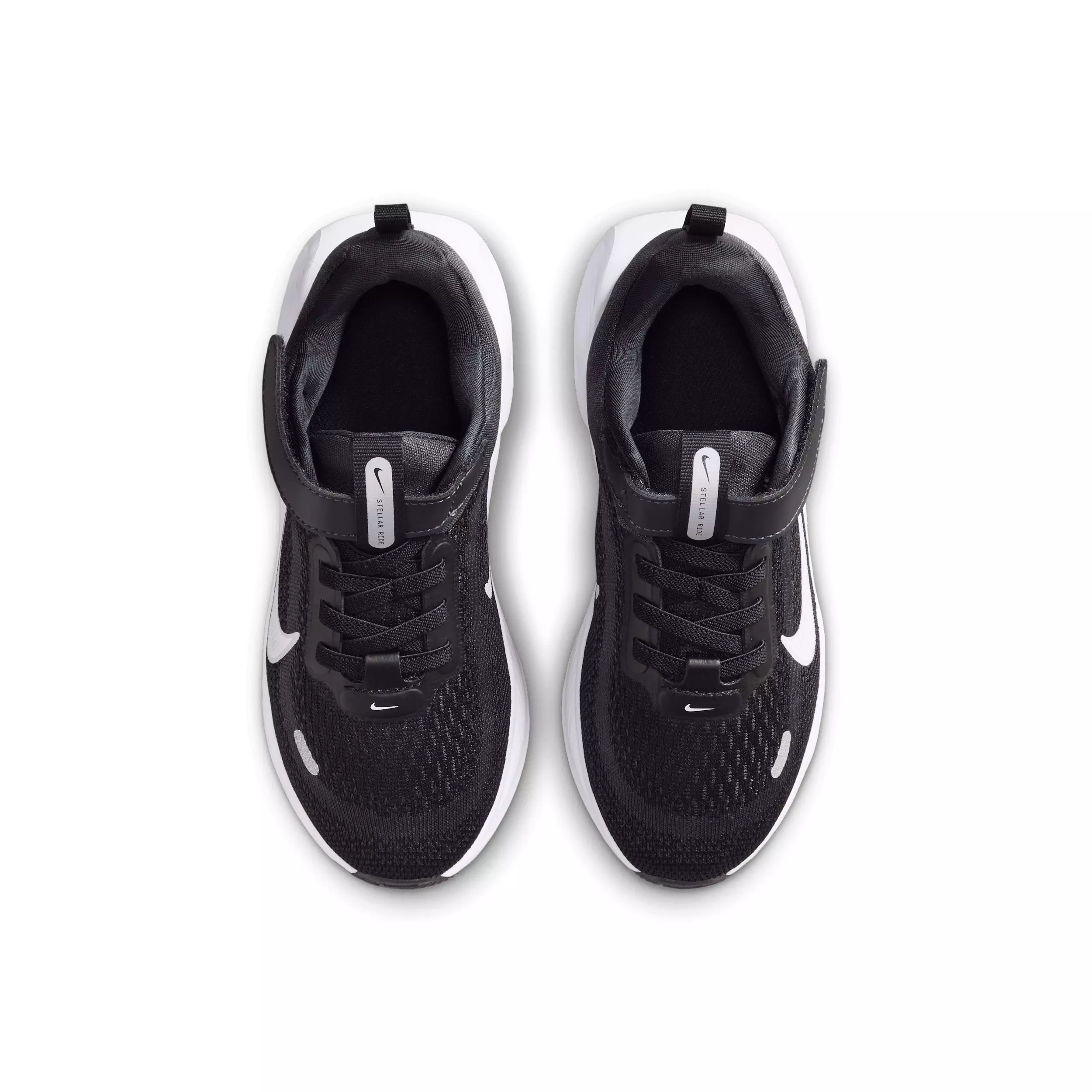 Nike Stellar Ride "Black/Anthracite/Pure Platinum/White" Preschool Boys' Running Shoe - BLACK/ANTHRACITE/PLATINUM/WHITE