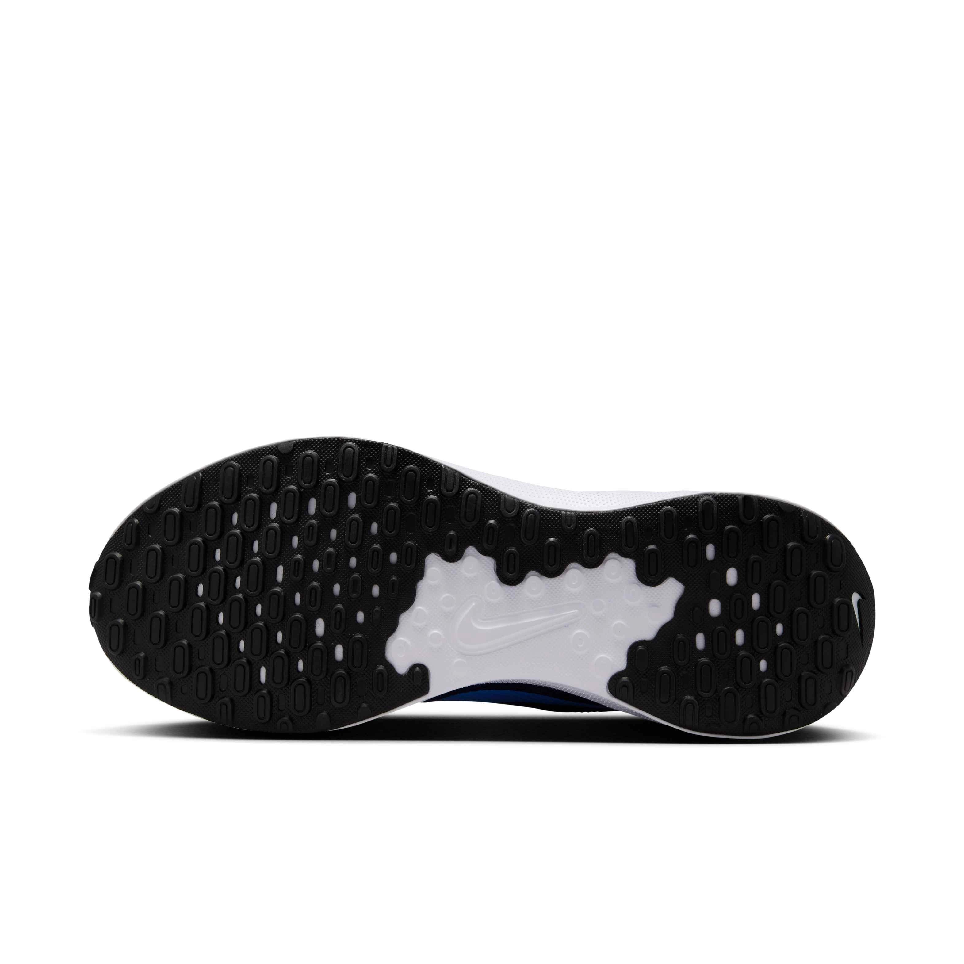 Nike Revolution 7 EasyOn "Blue Void/White/Black/University Blue" Men's Running Shoe - BLUE/WHITE/BLACK Thumbnail View 6
