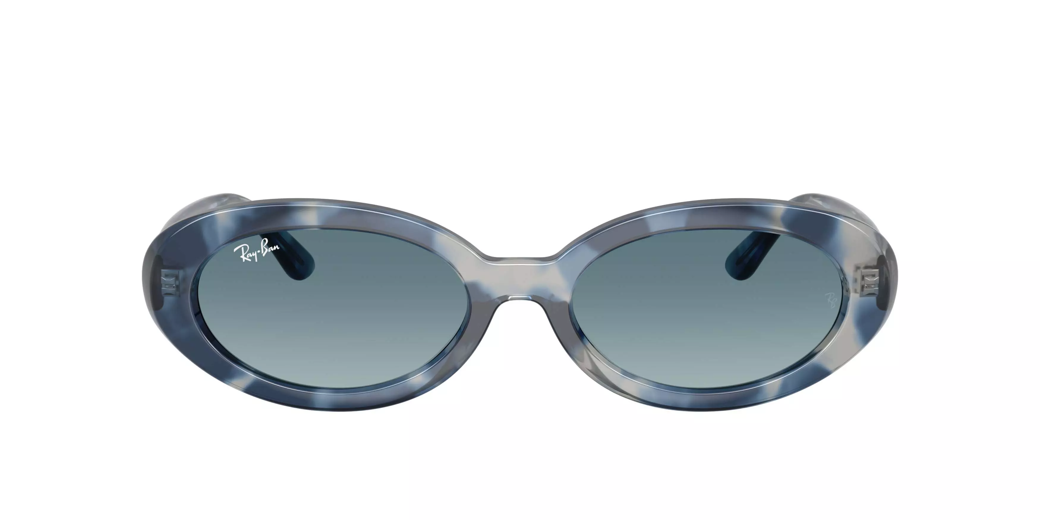 Ray-Ban RB2223 Blue Gradient Grey Sunglasses &ndash; Polished Opal Blue Havana - BLUE