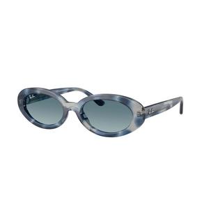 Ray-Ban RB2223 Blue Gradient Grey Sunglasses &ndash; Polished Opal Blue Havana