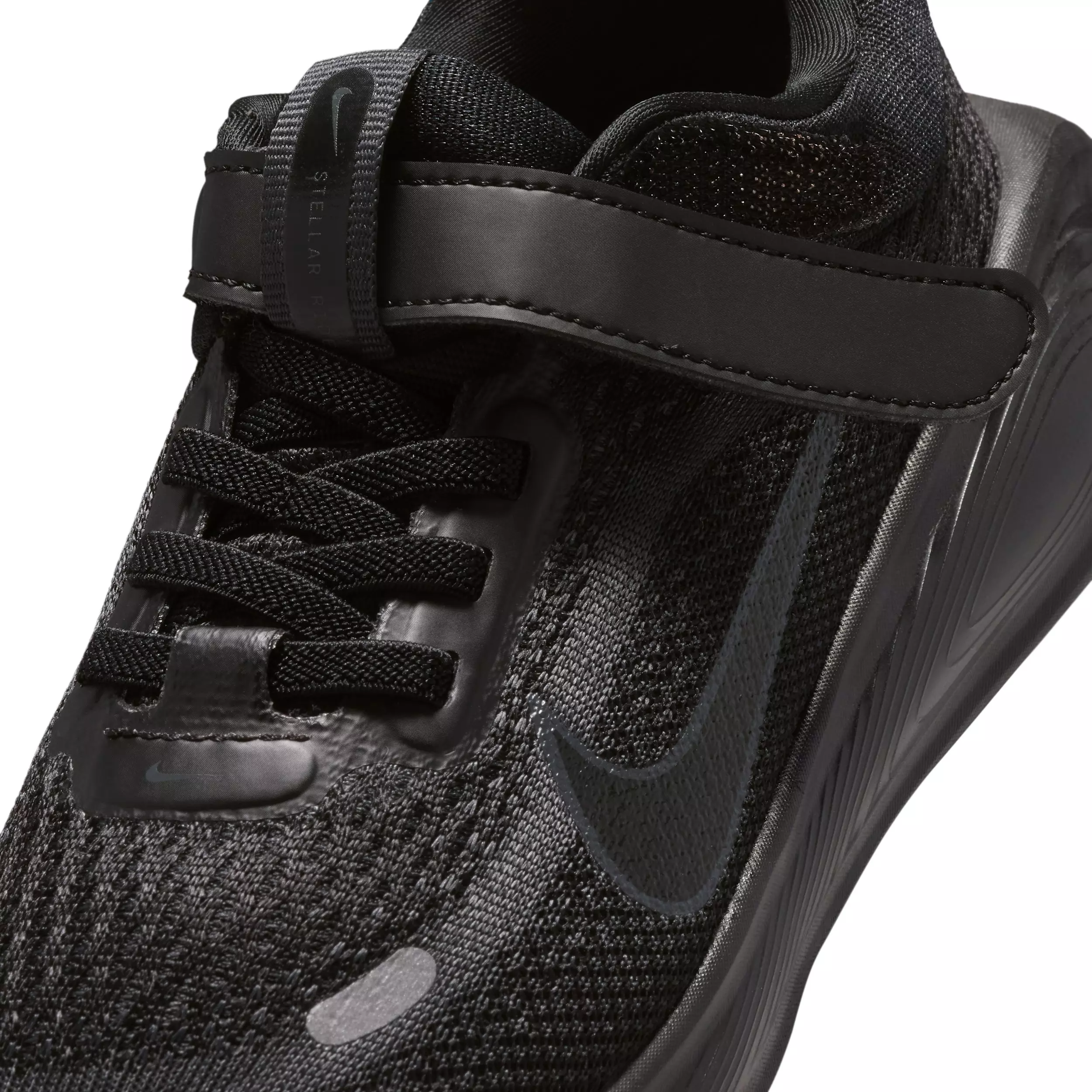 Nike Stellar Ride "Black/Anthracite/Black" Preschool Boys' Running Shoe - BLACK/ANTHRACITE/BLACK