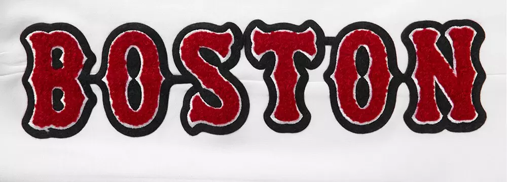 Pro Standard Men's MLB Boston Red Sox Classic Chenille Joggers - WHITE