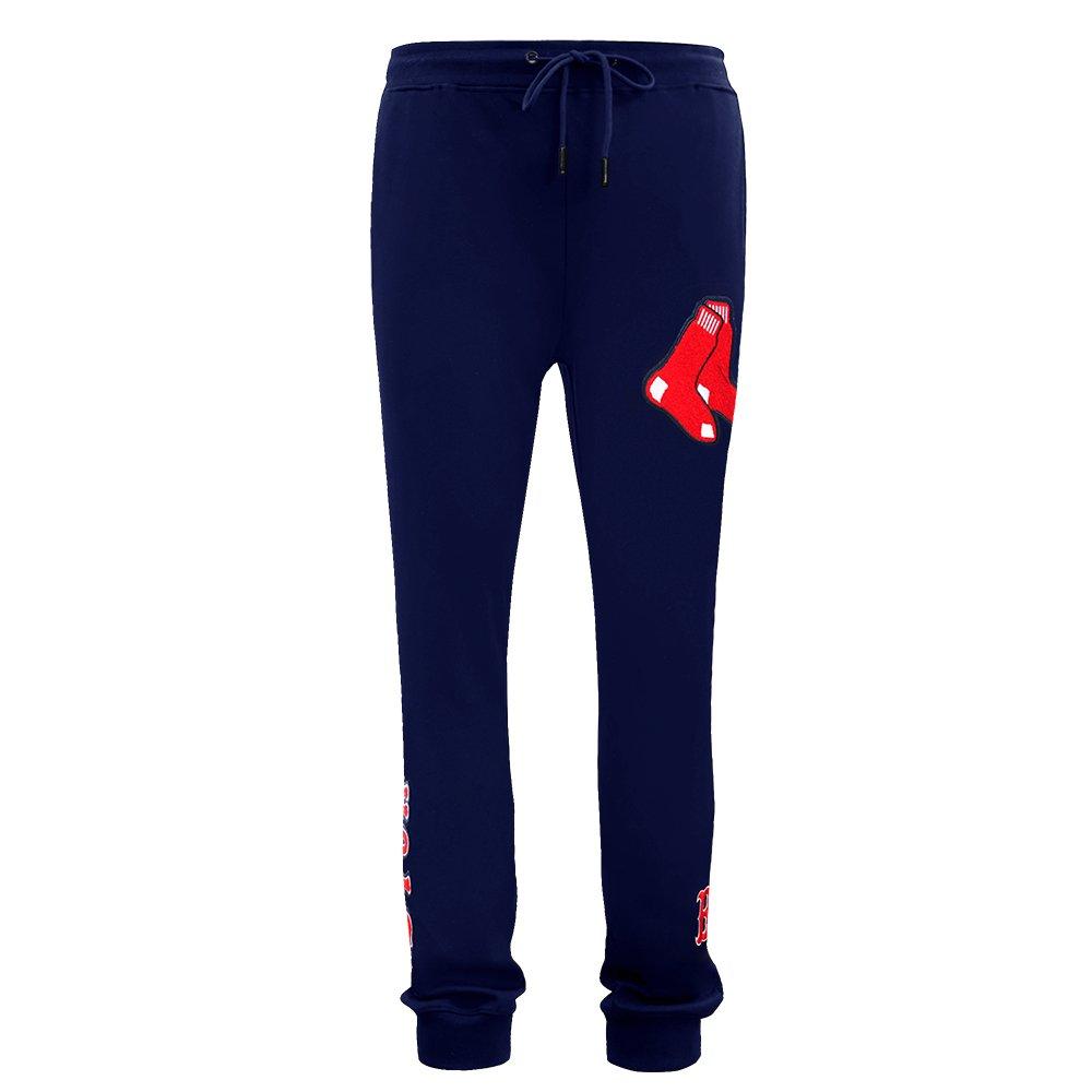 Pro Standard Men's MLB Boston Red Sox Classic Chenille Joggers - NAVY Thumbnail View 1