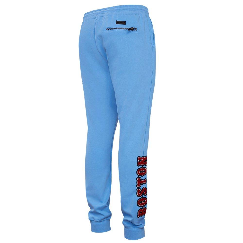 Pro Standard Men's MLB Boston Red Sox Classic Chenille Joggers - BLUE Thumbnail View 4