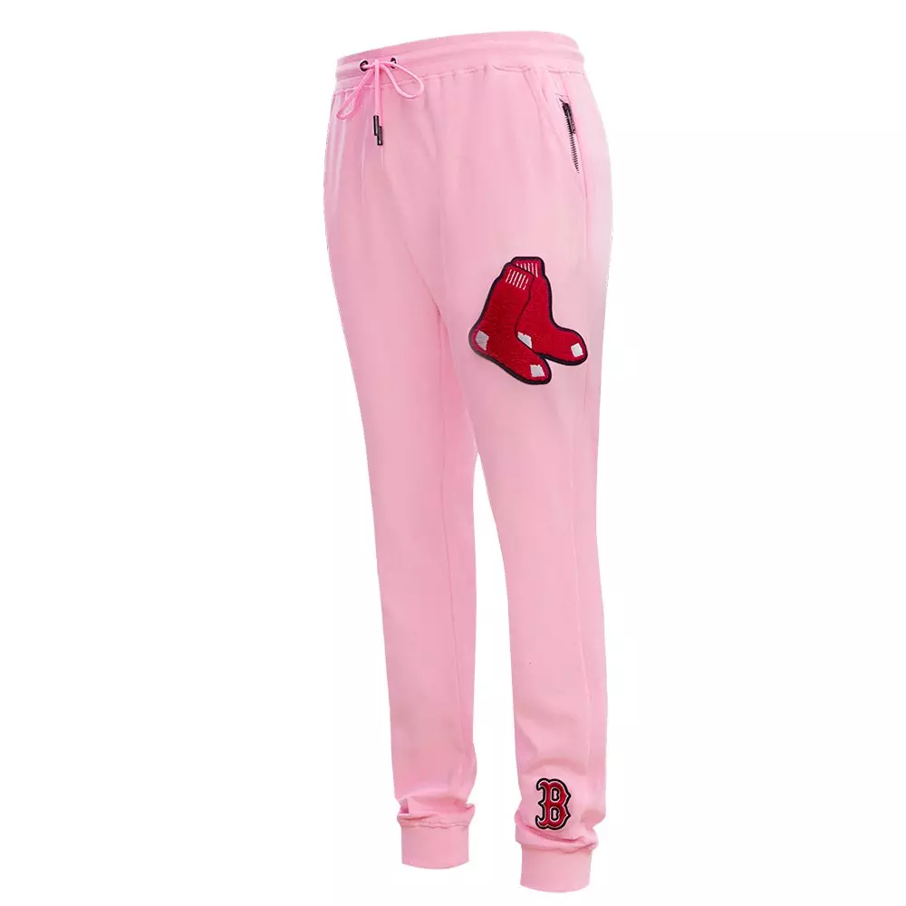Pro Standard Men's MLB Boston Red Sox Classic Chenille Joggers - PINK