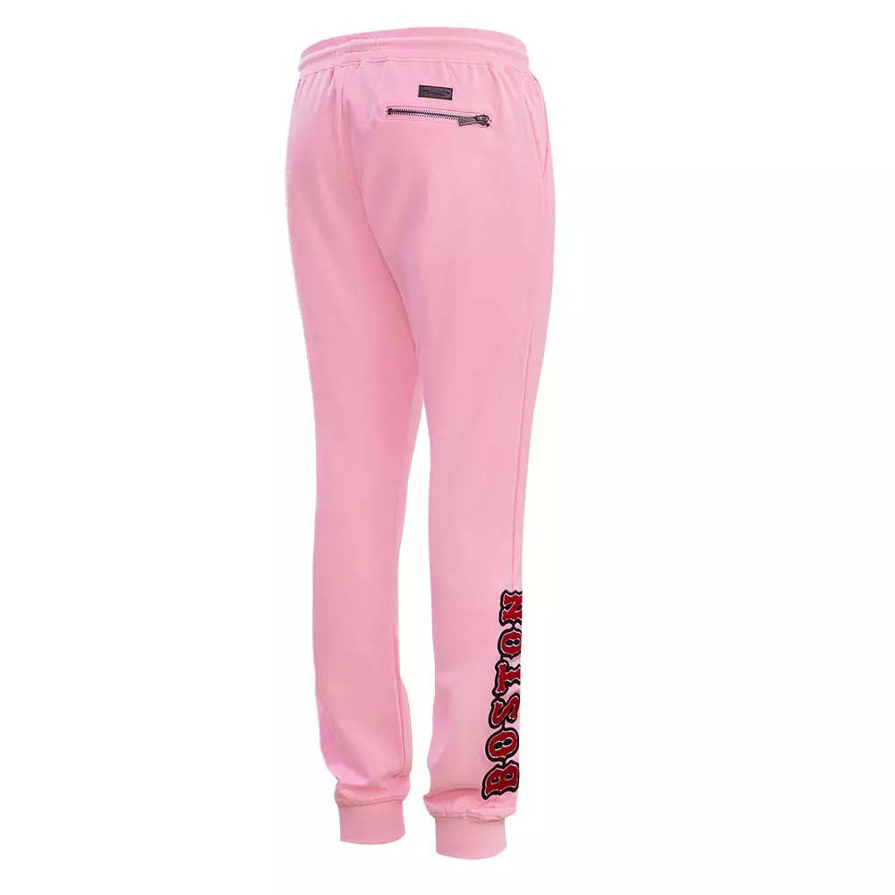 Pro Standard Men's MLB Boston Red Sox Classic Chenille Joggers - PINK
