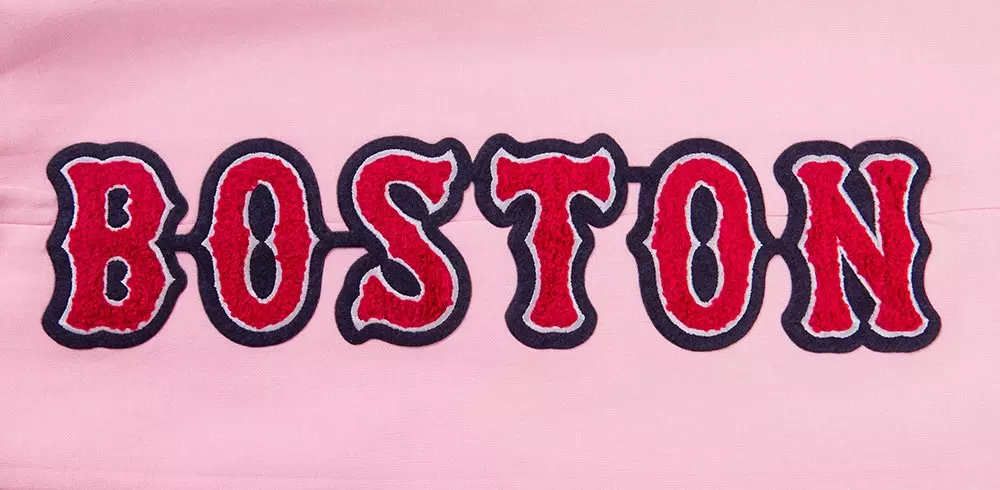 Pro Standard Men's MLB Boston Red Sox Classic Chenille Joggers - PINK