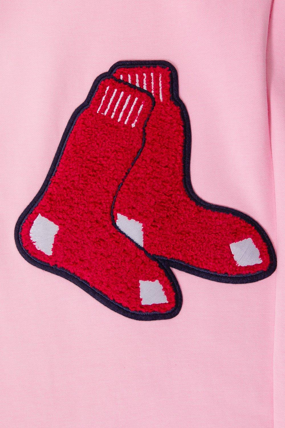 Pro Standard Men's MLB Boston Red Sox Classic Chenille Joggers - PINK Thumbnail View 6
