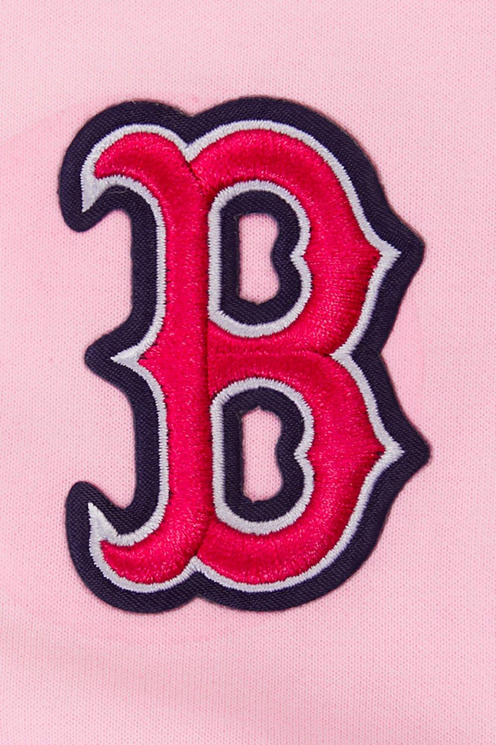 Pro Standard Men's MLB Boston Red Sox Classic Chenille Joggers - PINK Thumbnail View 7