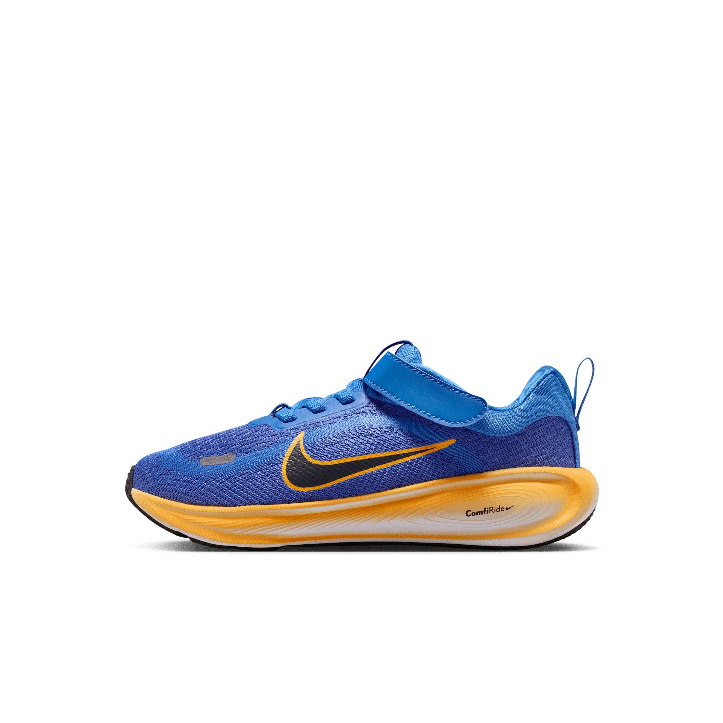 Nike Stellar Ride "Blue Crystal/Lapis/Volt Tint/Off Noir" Preschool Boys' Running Shoe - BLUE/LAPIS/VOLT/OFF NOIR