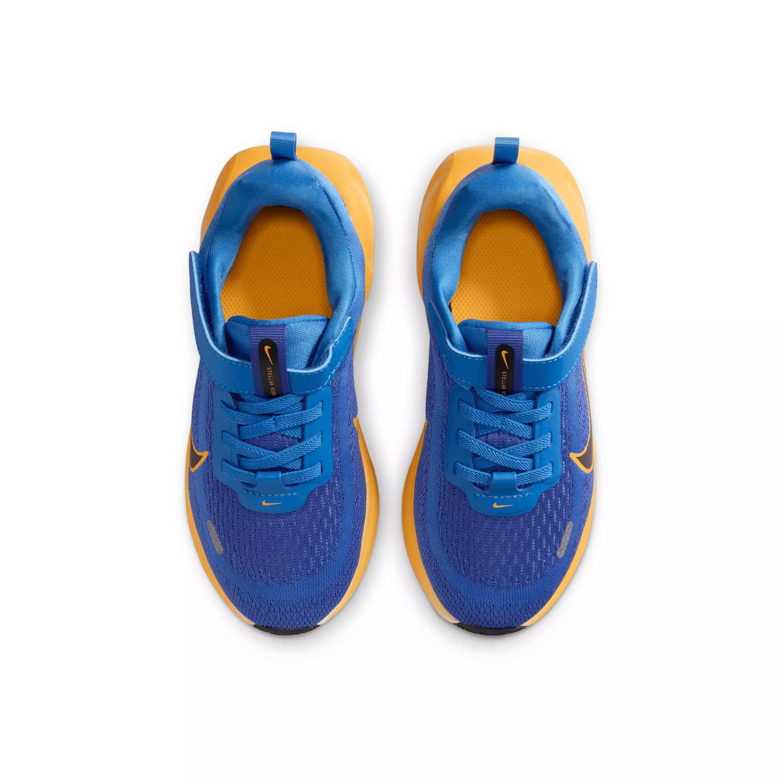 Nike Stellar Ride "Blue Crystal/Lapis/Volt Tint/Off Noir" Preschool Boys' Running Shoe - BLUE/LAPIS/VOLT/OFF NOIR