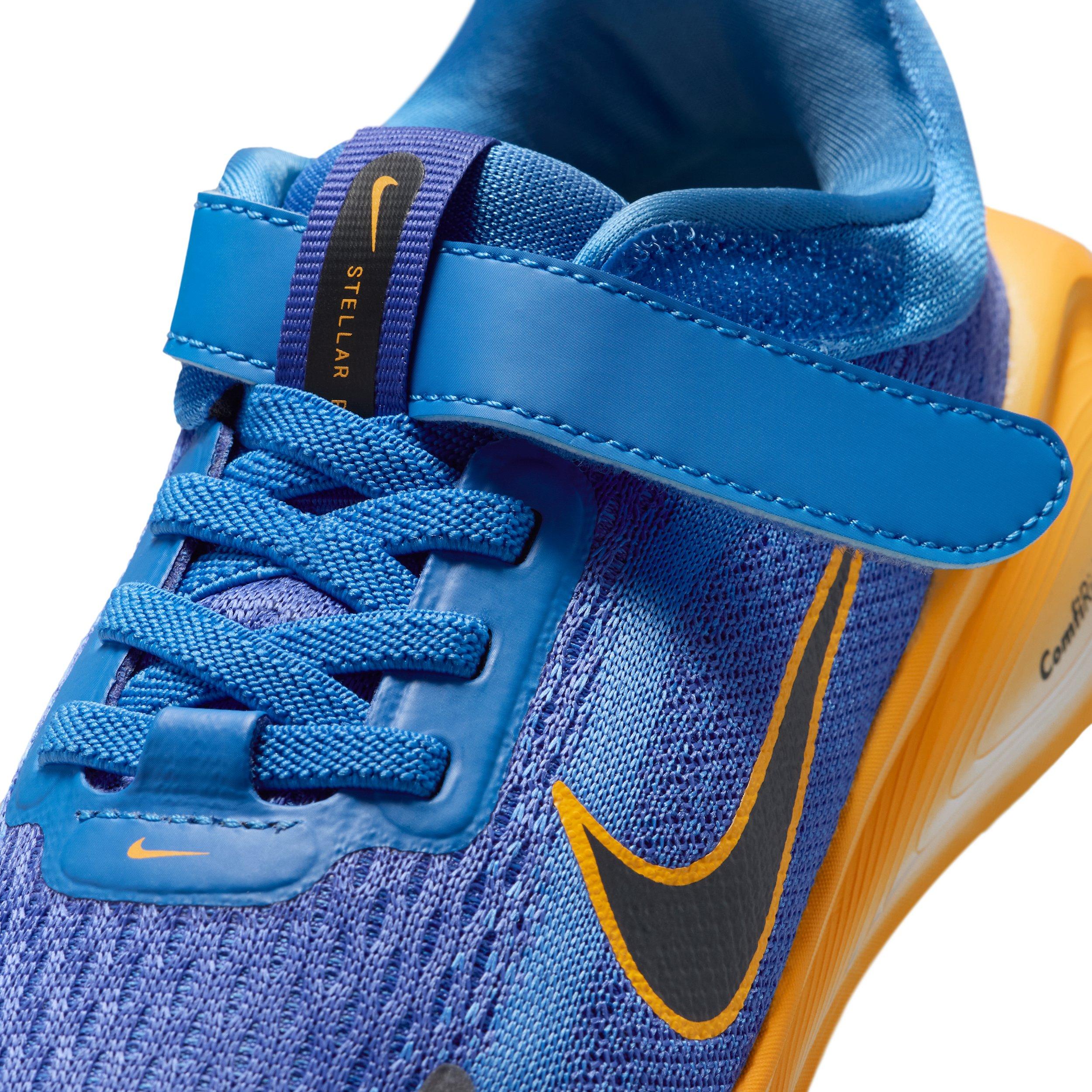 Nike Stellar Ride "Blue Crystal/Lapis/Volt Tint/Off Noir" Preschool Boys' Running Shoe - BLUE/LAPIS/VOLT/OFF NOIR