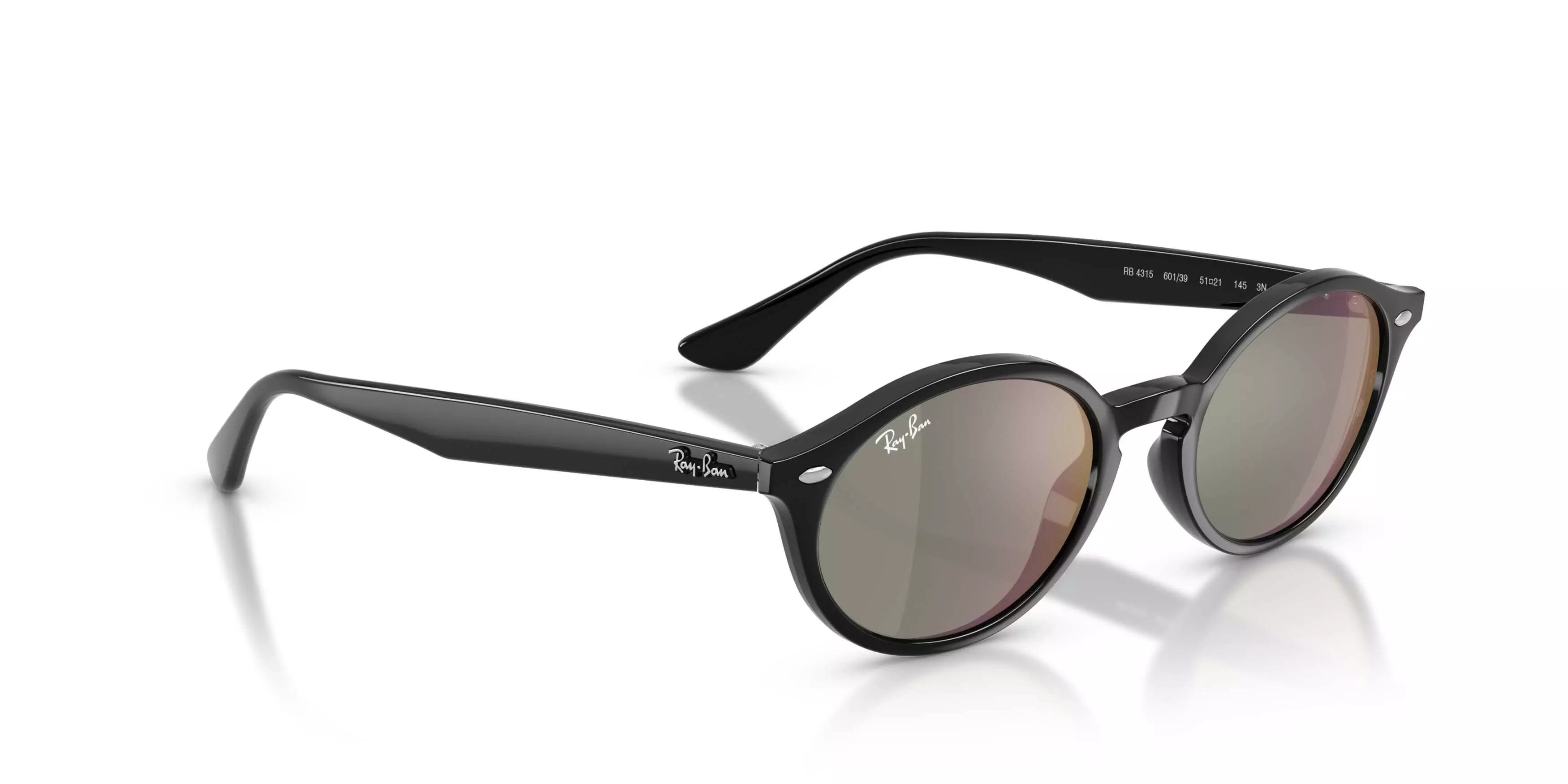 Ray-Ban RB4315 Grey Mirror Bronze Sunglasses &ndash; Black - BLACK