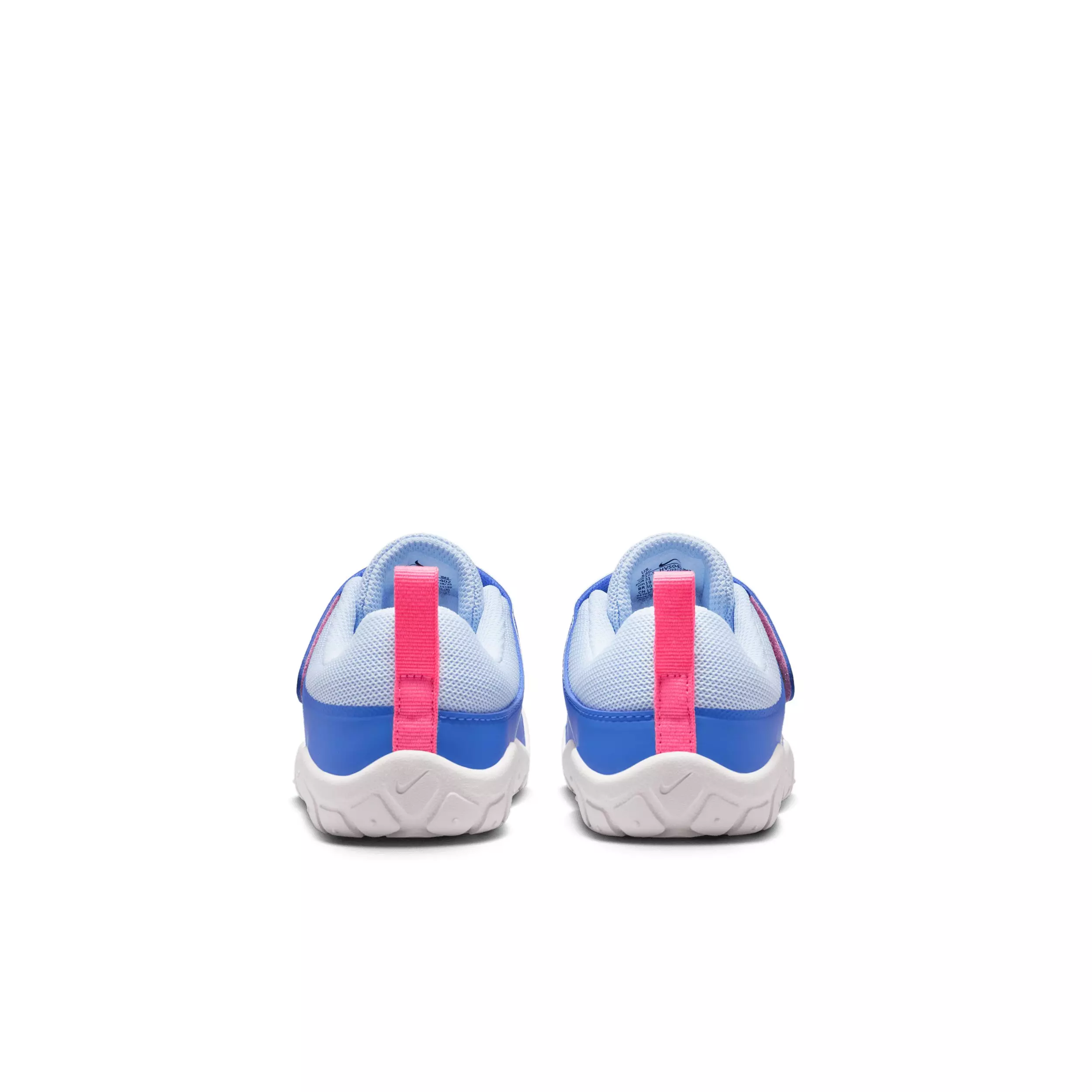 Nike Swoosh 1 Essential "Medium Blue/Hydrogen Blue/Summit White/Pink Glow" Preschool Boys' Shoe - MD BLUE/BLUE/WHITE/PINK