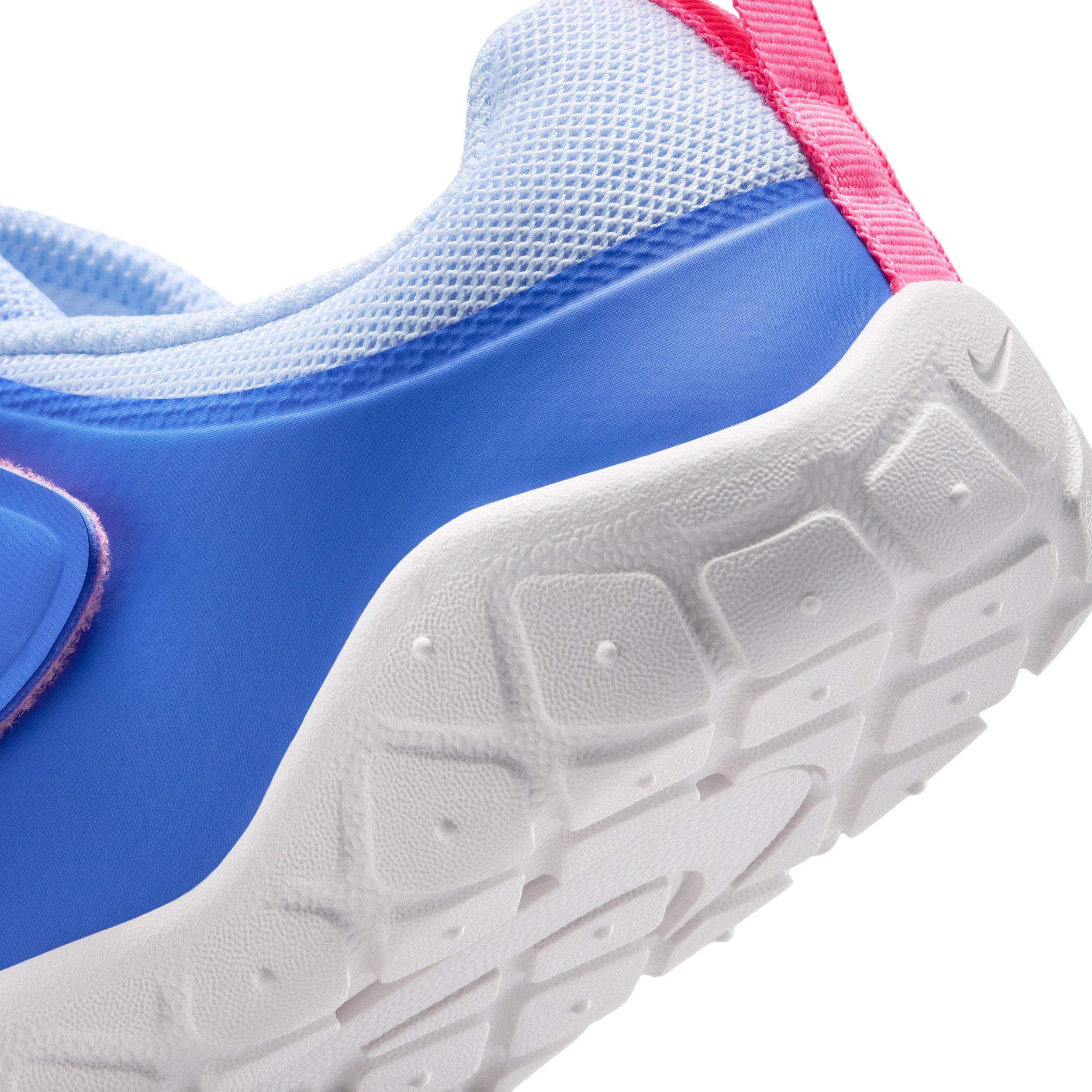 Nike Swoosh 1 Essential "Medium Blue/Hydrogen Blue/Summit White/Pink Glow" Preschool Boys' Shoe - MD BLUE/BLUE/WHITE/PINK