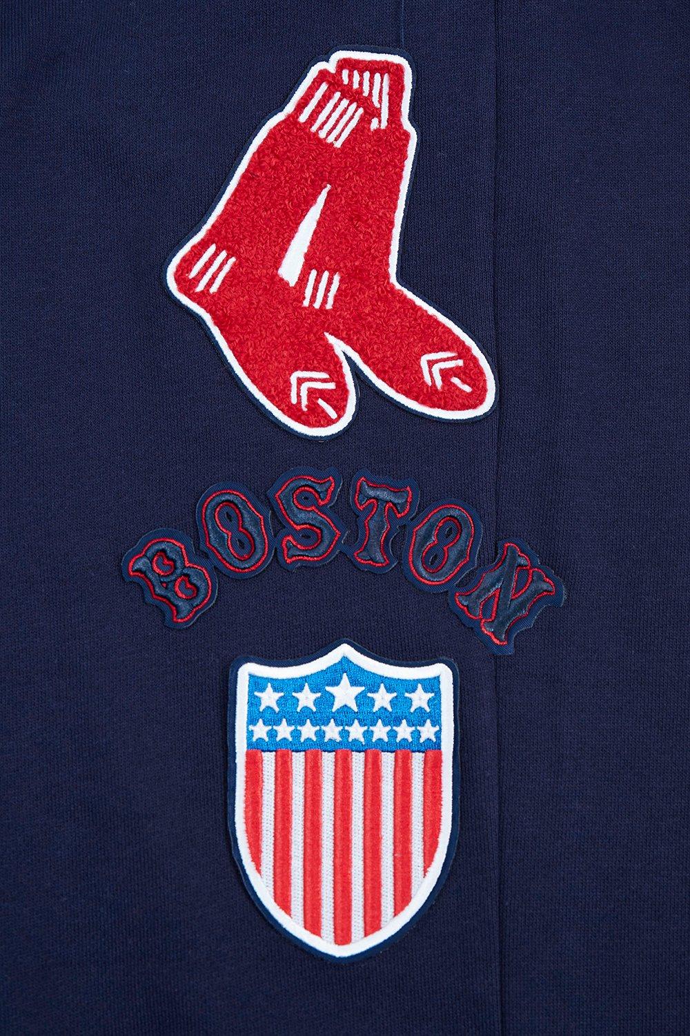 Pro Standard Men's MLB Boston Red Sox Retro Classic Sweatpants - NAVY/RED Thumbnail View 5