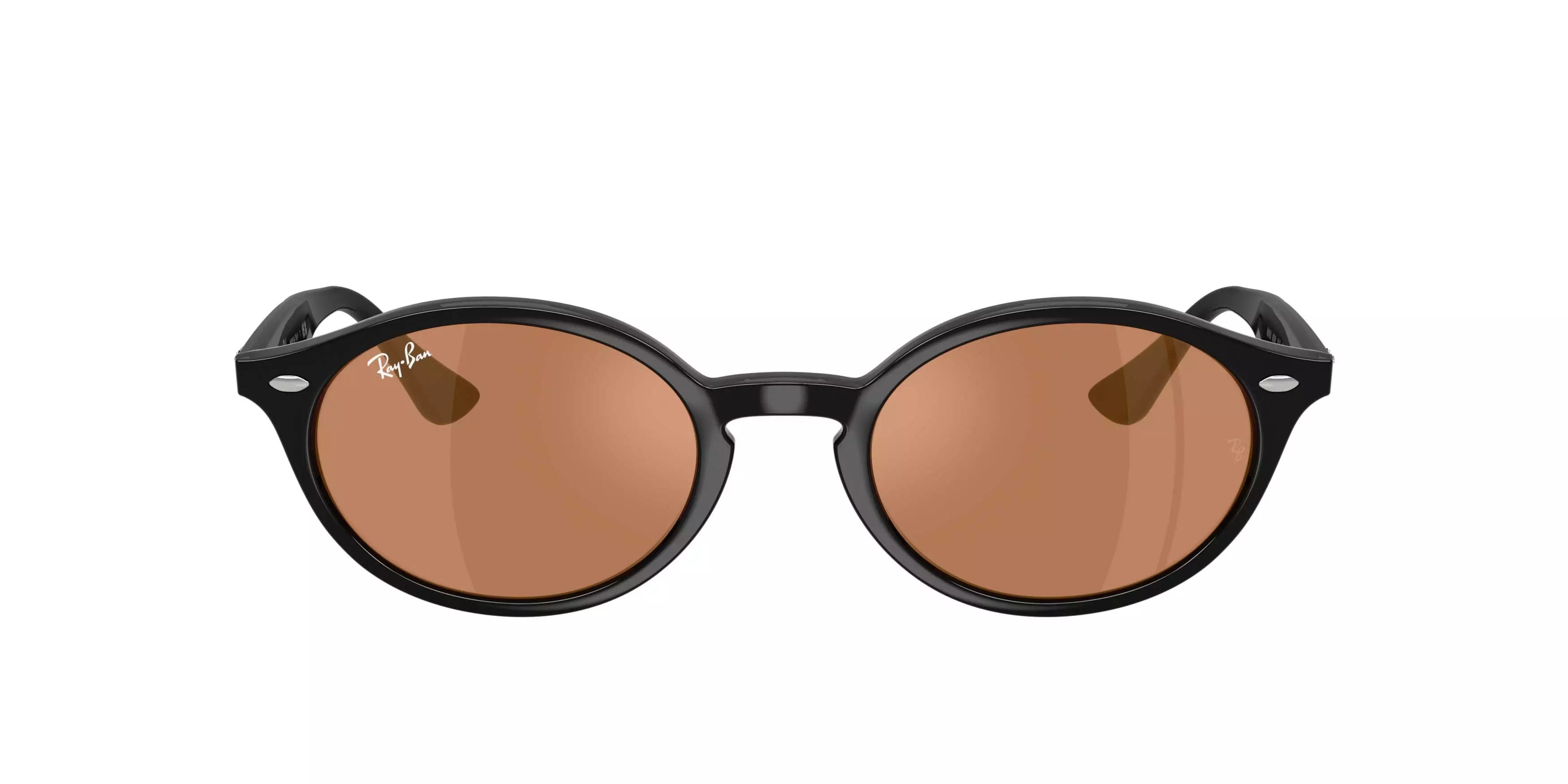 Ray-Ban RB4315 Brown Mirror Gold Sunglasses &ndash; Black - BLACK/GOLD