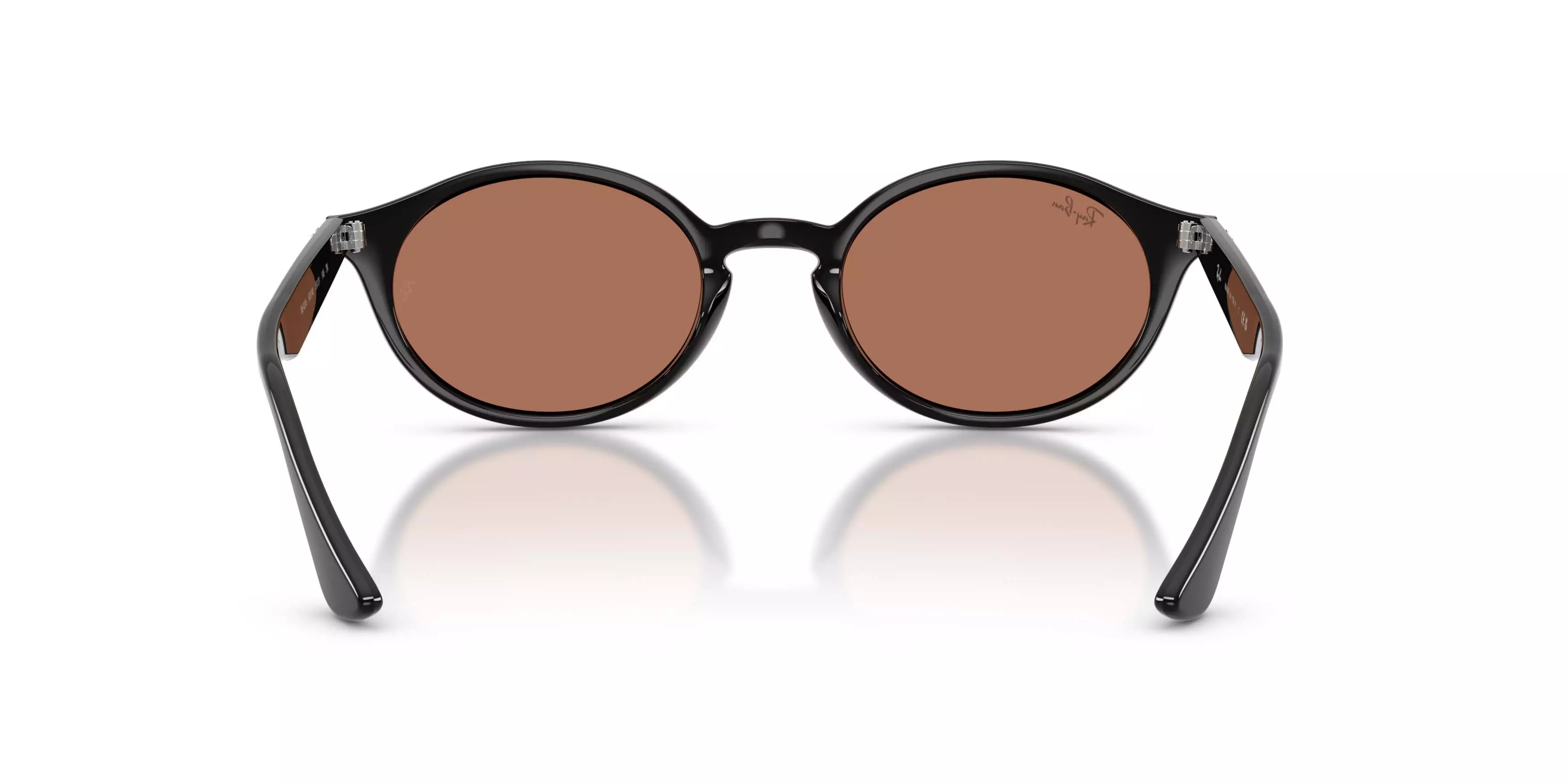 Ray-Ban RB4315 Brown Mirror Gold Sunglasses &ndash; Black - BLACK/GOLD
