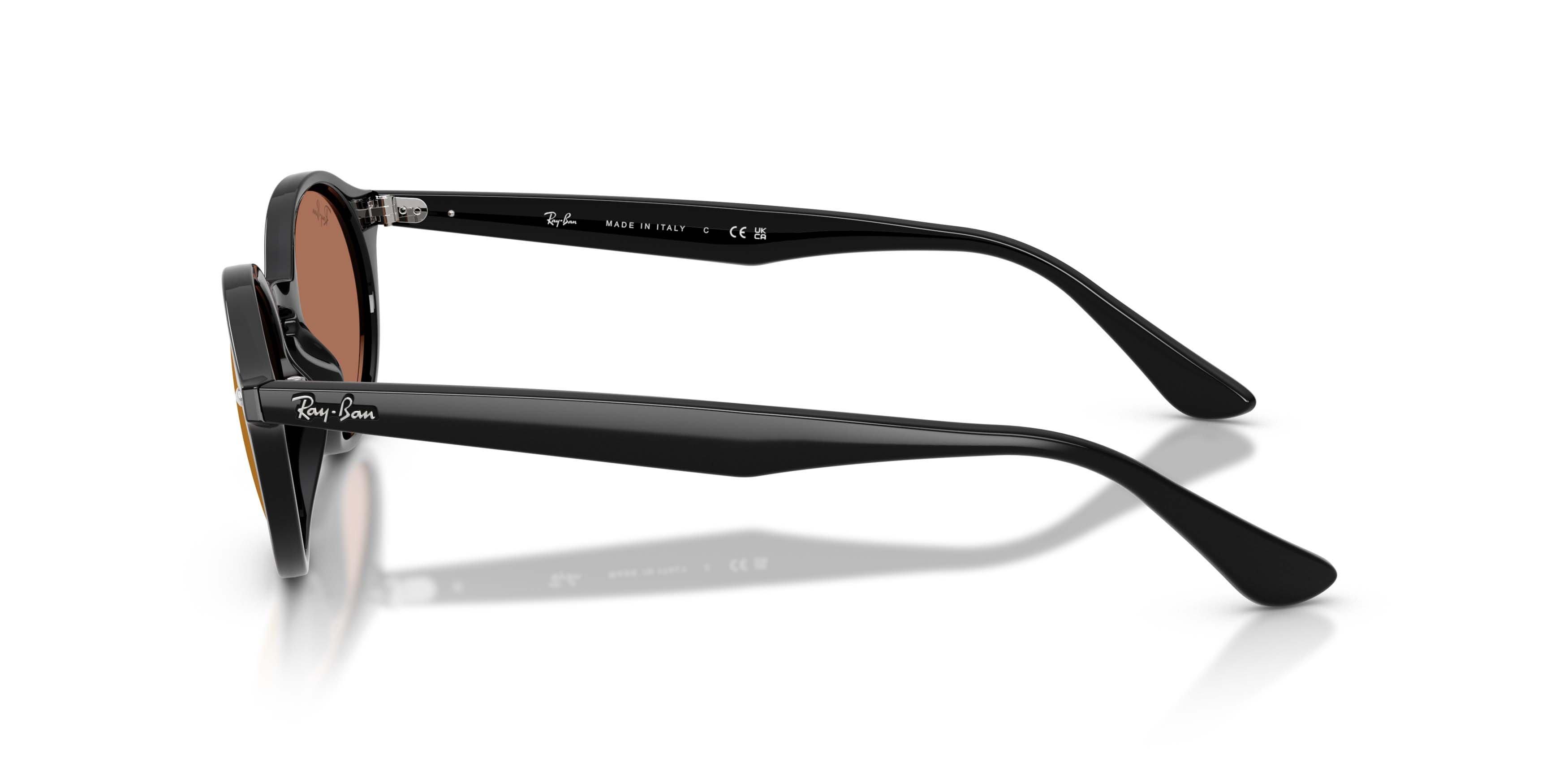 Ray-Ban RB4315 Brown Mirror Gold Sunglasses &ndash; Black - BLACK/GOLD Thumbnail View 6