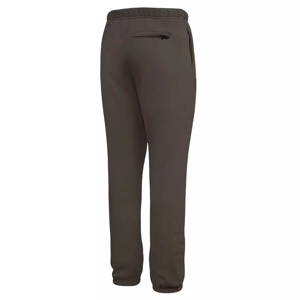 Pro Standard Men's MLB Boston Red Sox Neutral Sweatpants - DK BROWN
