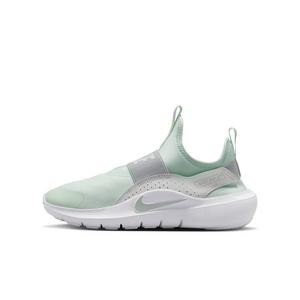 Nike Flex Runner 4 "Barely Green/Photon Dust/White/Light Silver" Grade School Boys' Running Shoe - GREEN/DUST/WHITE/LT SILVER
