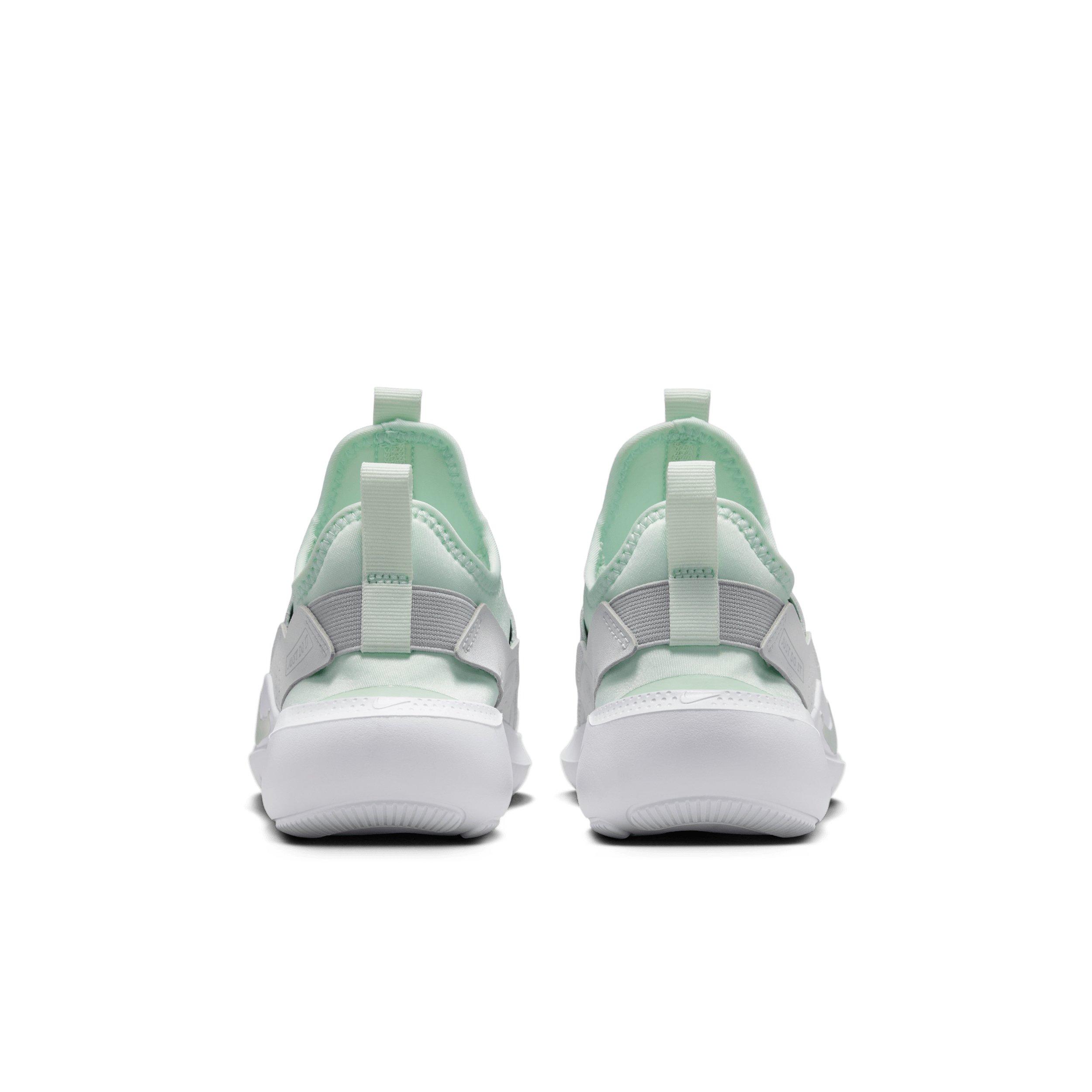 Nike Flex Runner 4 "Barely Green/Photon Dust/White/Light Silver" Grade School Boys' Running Shoe - GREEN/DUST/WHITE/LT SILVER