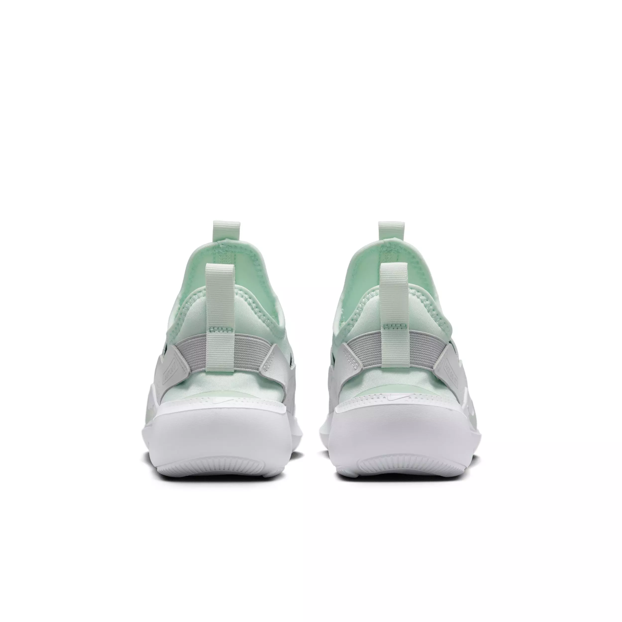 Nike Flex Runner 4 "Barely Green/Photon Dust/White/Light Silver" Grade School Boys' Running Shoe - GREEN/DUST/WHITE/LT SILVER