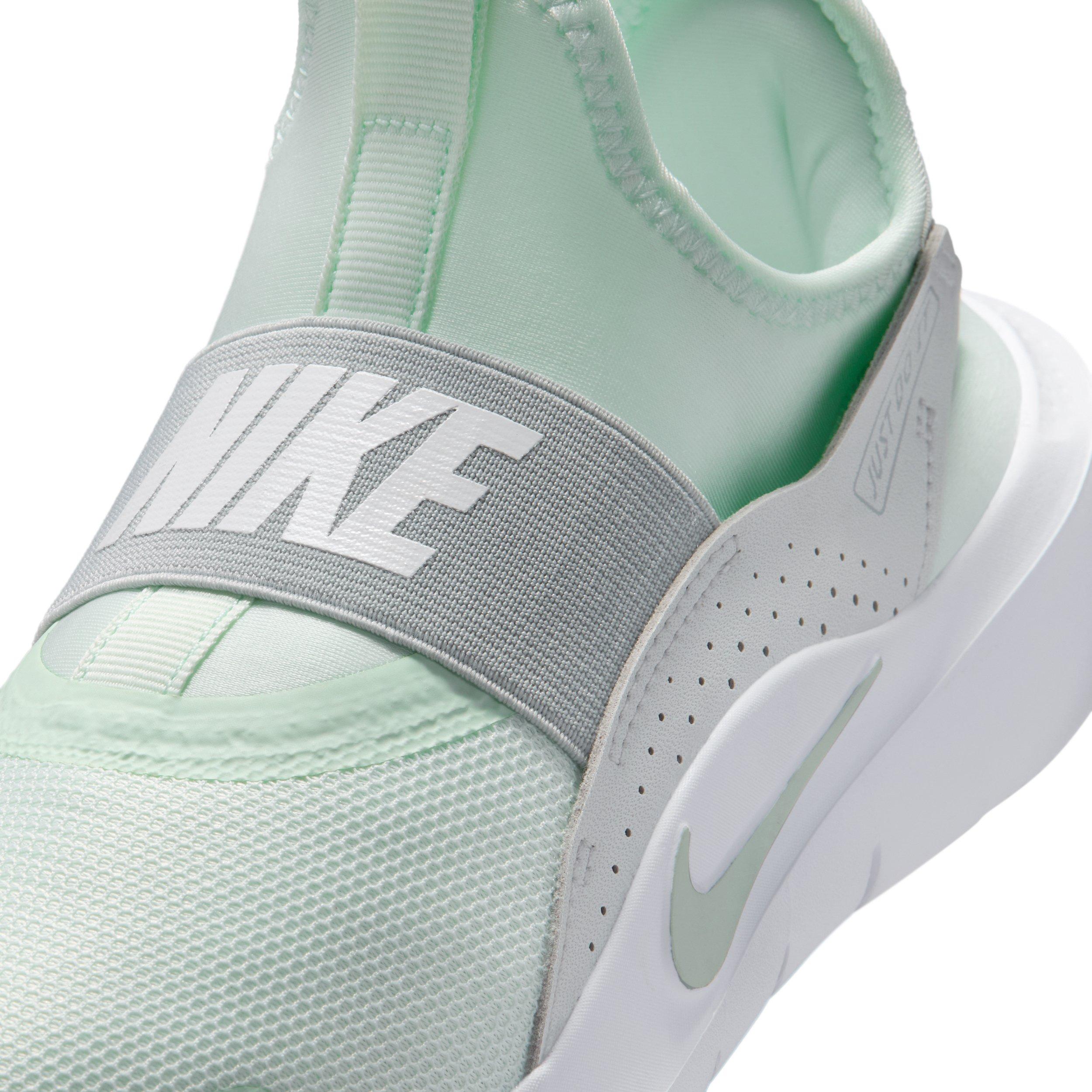 Nike Flex Runner 4 "Barely Green/Photon Dust/White/Light Silver" Grade School Boys' Running Shoe - GREEN/DUST/WHITE/LT SILVER